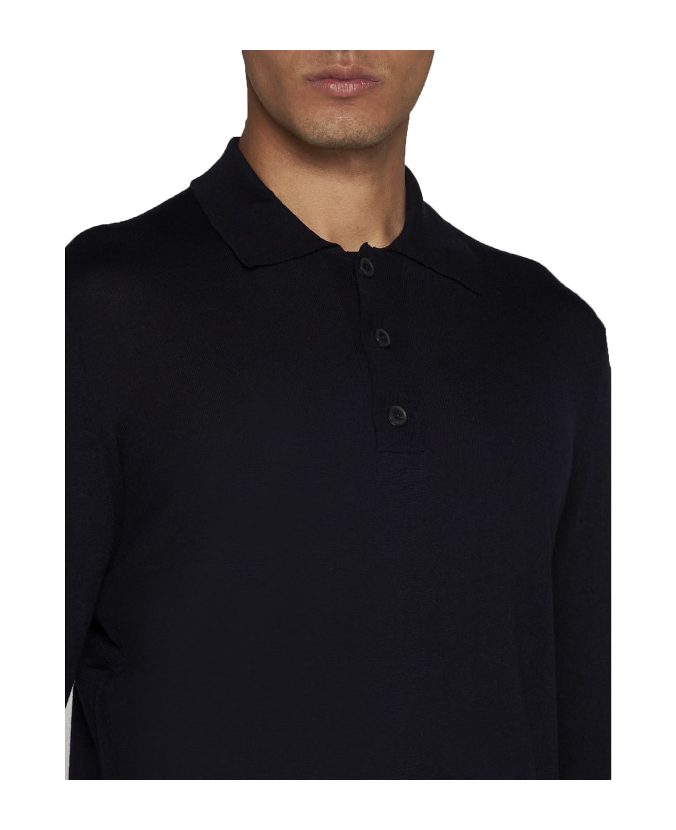 Low Brand Polo Shirt - Dark navy