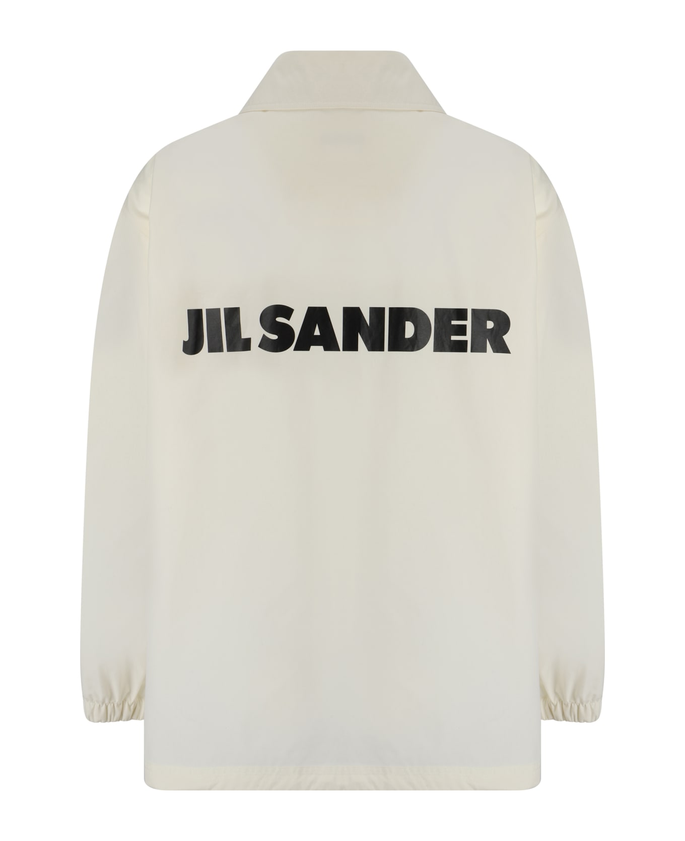 Jil Sander Logo Single-breasted Jacket - Natural