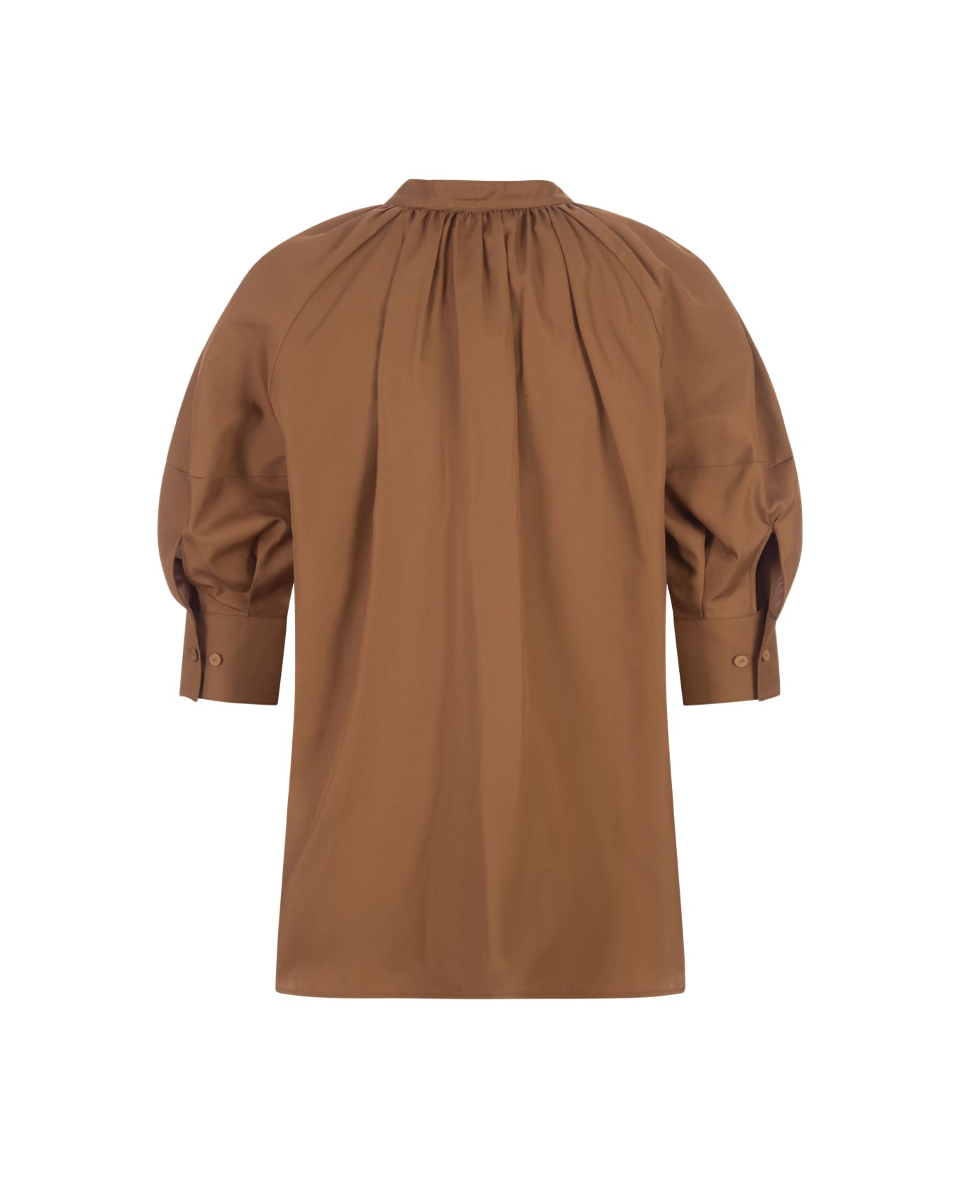 Max Mara Light Brown Carpi Shirt - Brown ブラウス