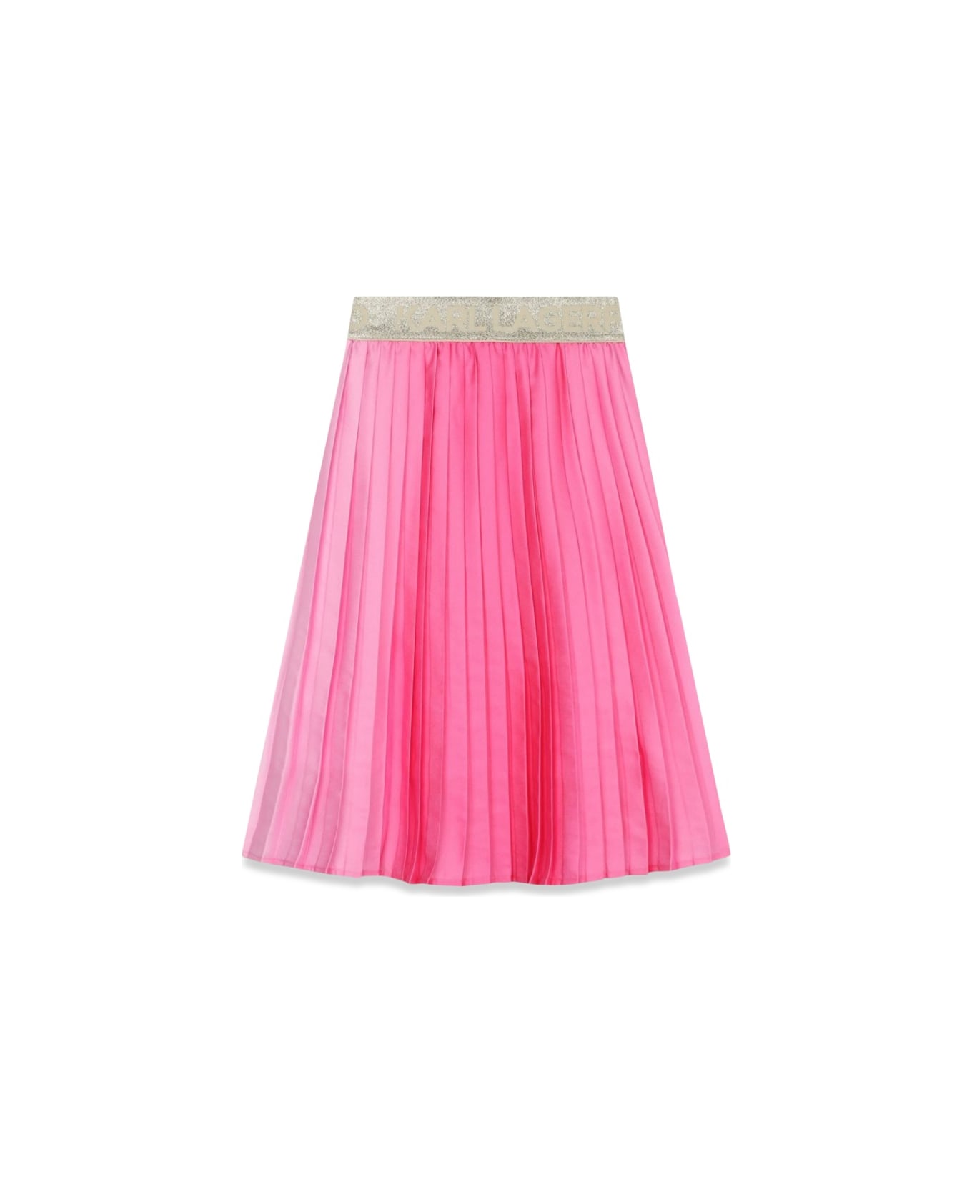 Karl Lagerfeld Pleated Skirt - PINK