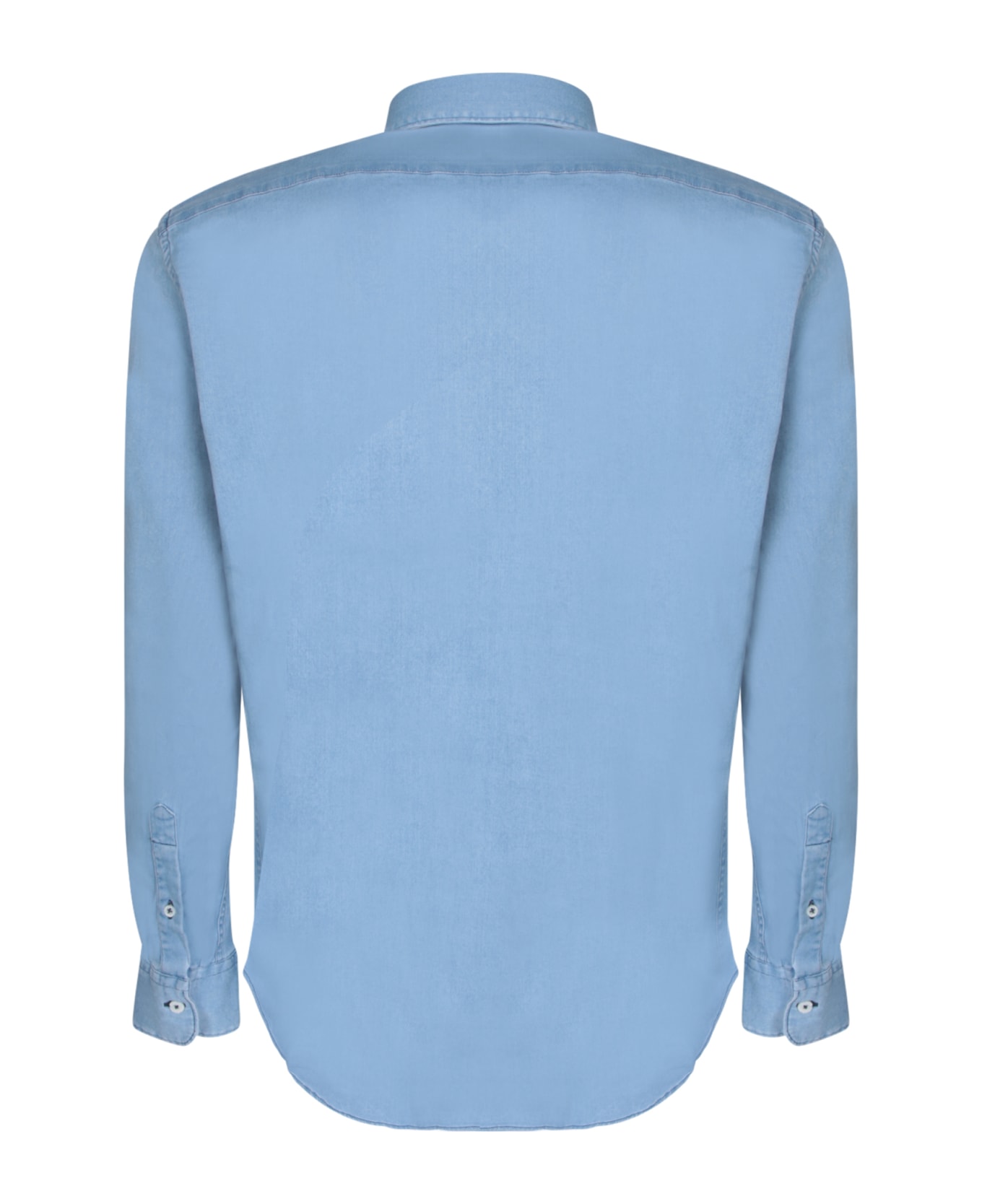 Canali Denim Blue Shirt - Blue シャツ