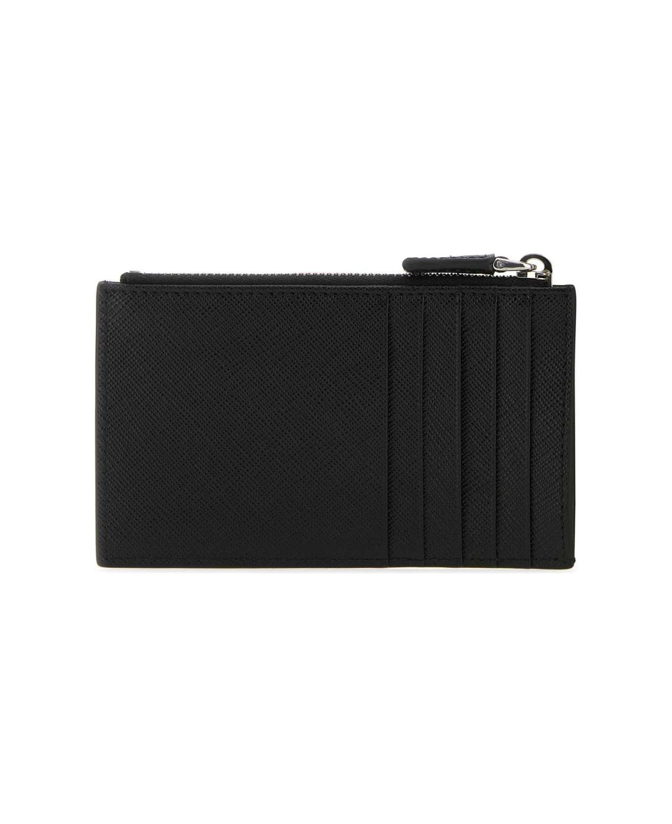 Prada Zip-up Cardholder - NERO