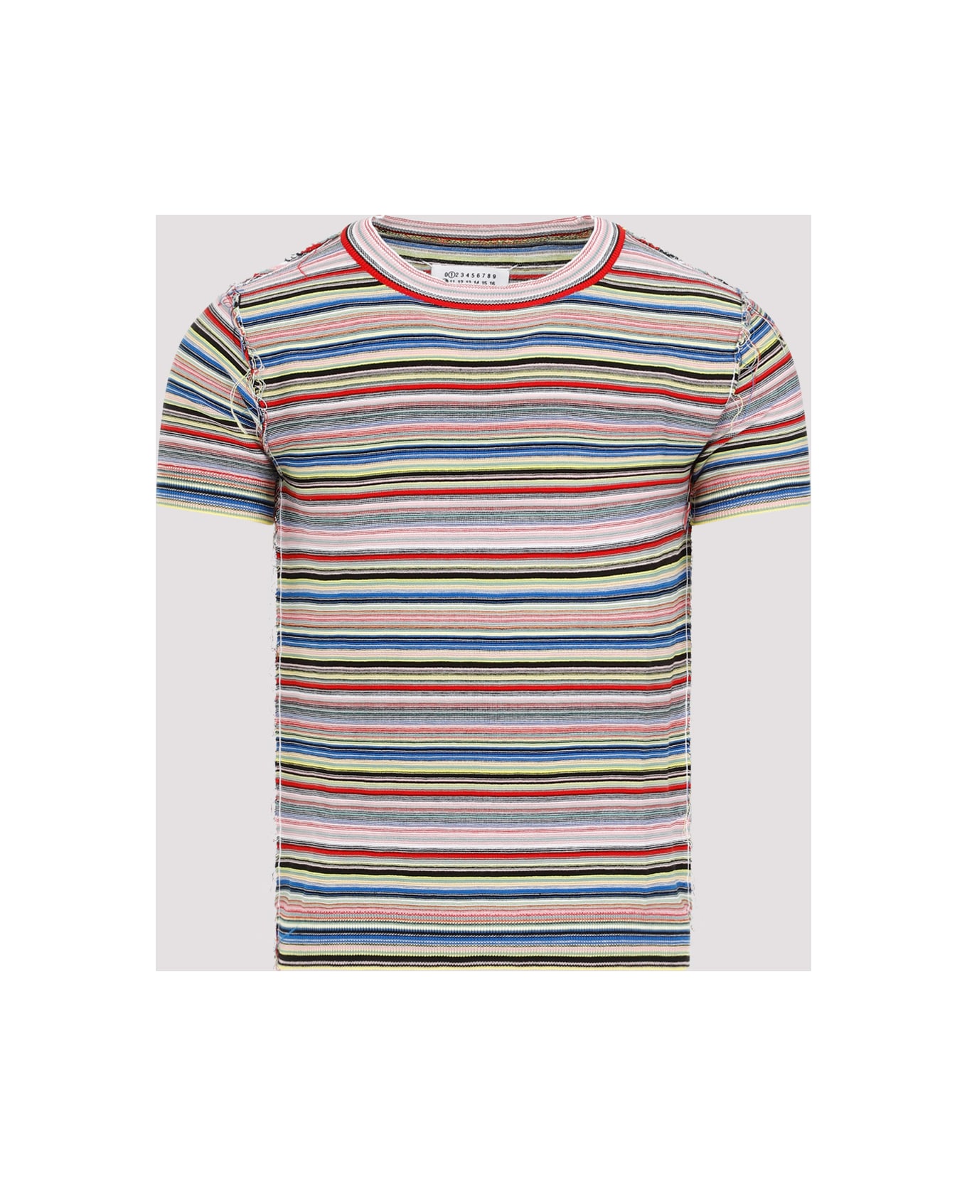 Maison Margiela Cotton Pullover - F Stripes Color Mix