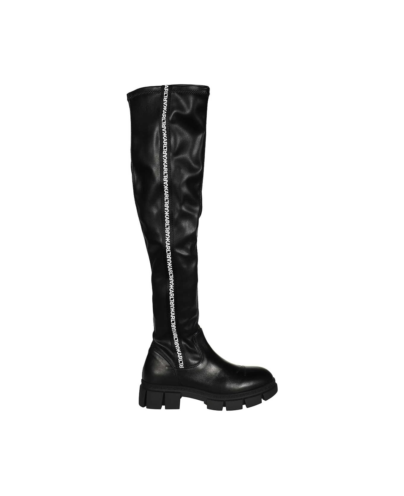 Karl Lagerfeld Over-the-knee Boots - black ブーツ