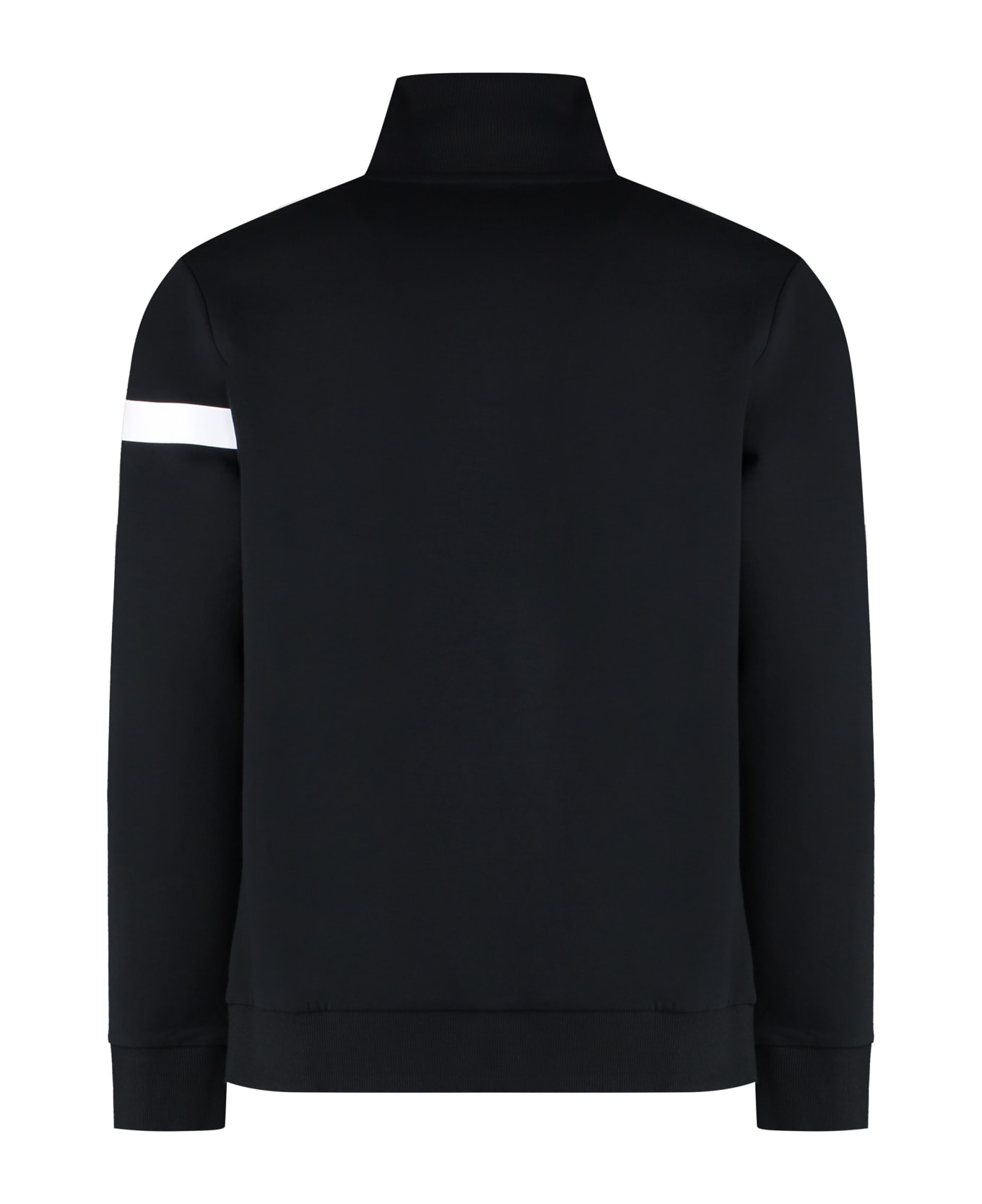 Hugo Boss Cotton Full-zip Sweatshirt - black