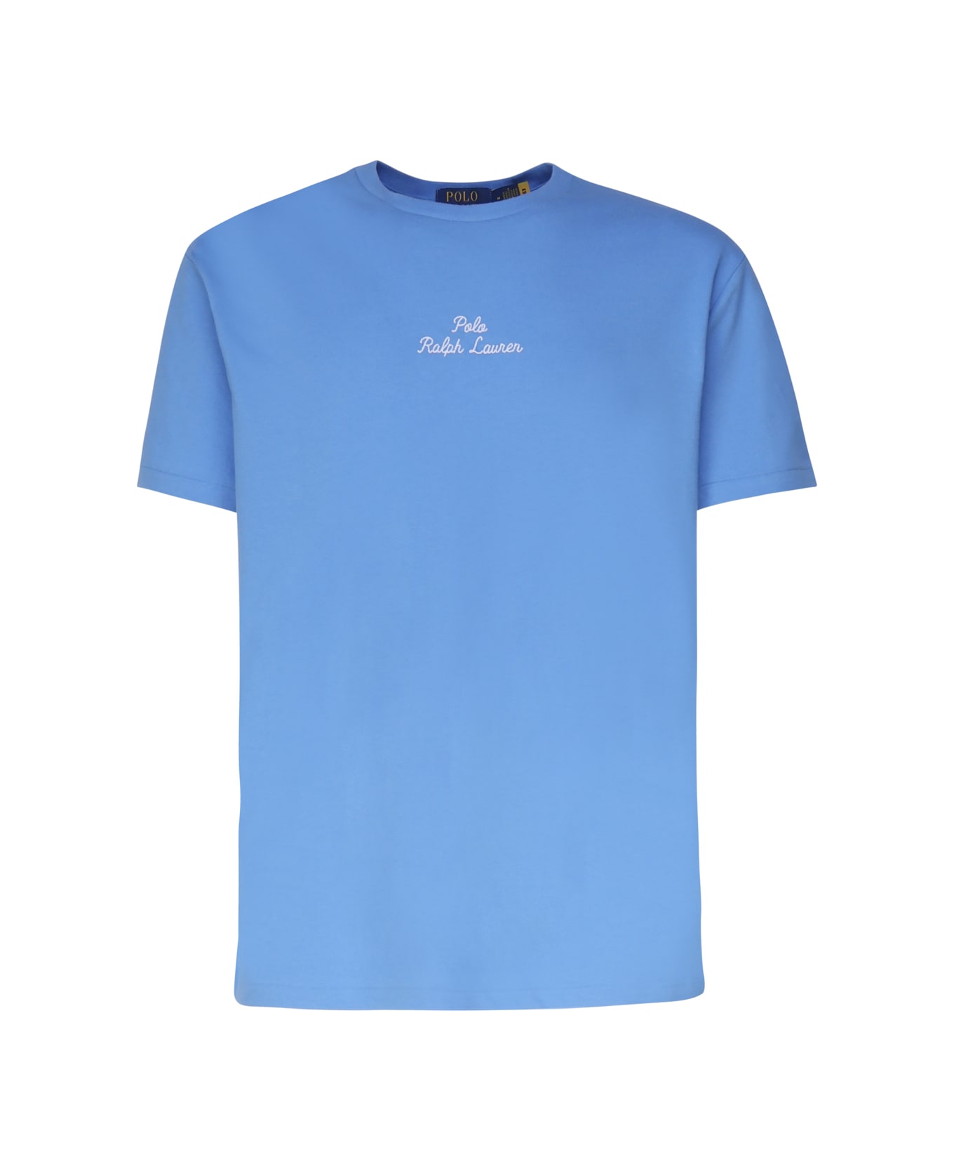 Polo Ralph Lauren T-shirt With Embroidery - Light blue シャツ