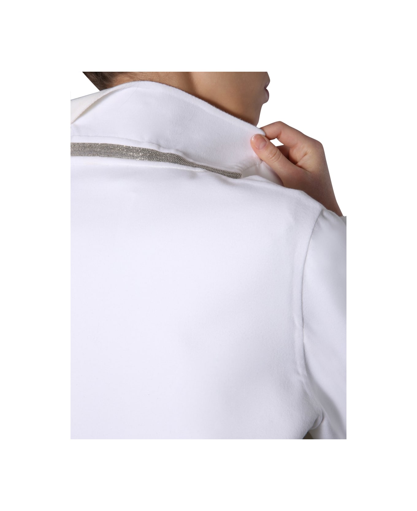 Fabiana Filippi Regular Fit Coat - WHITE