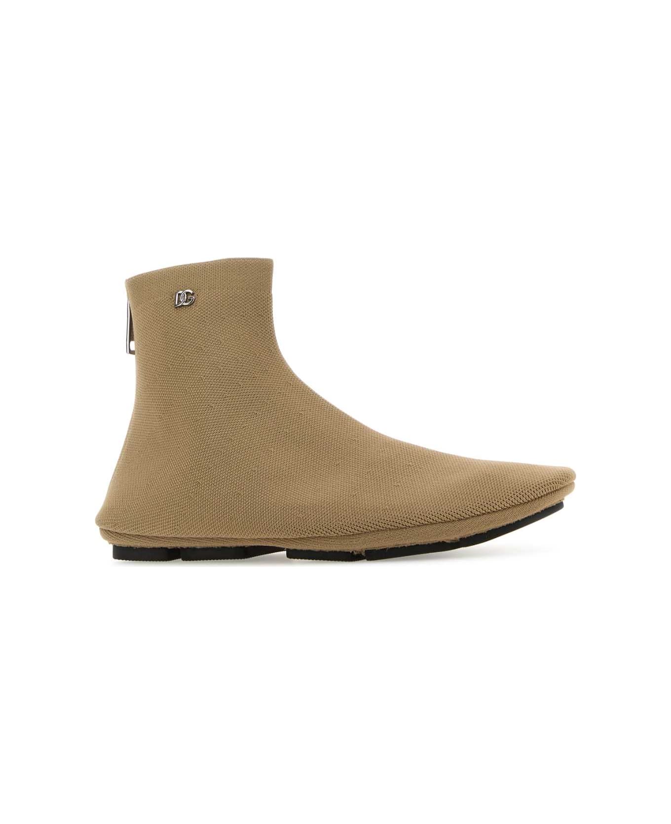 Dolce & Gabbana Ankle Boots - BEIGE
