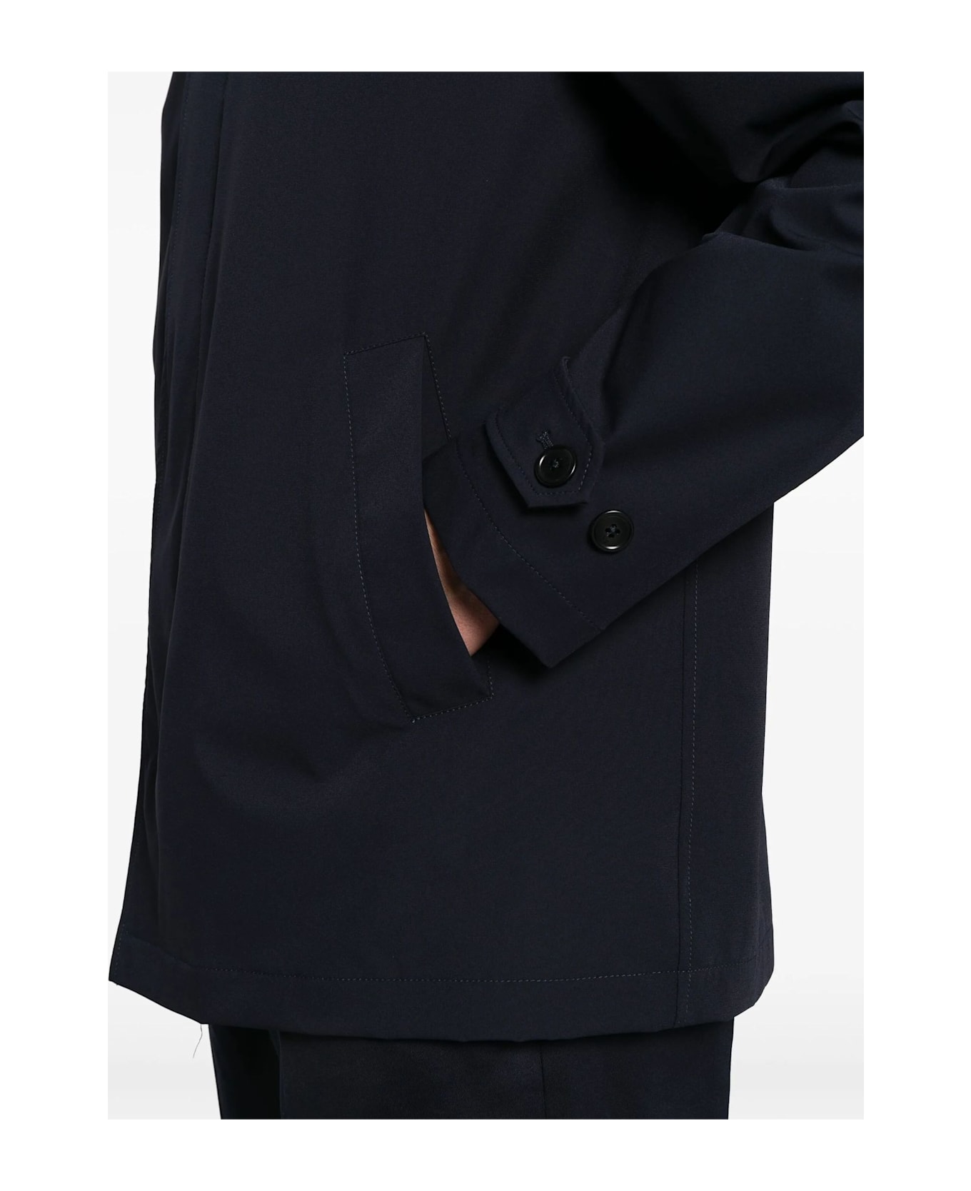 Fay Morning Corto In Nylon Stretch - Blu Navy