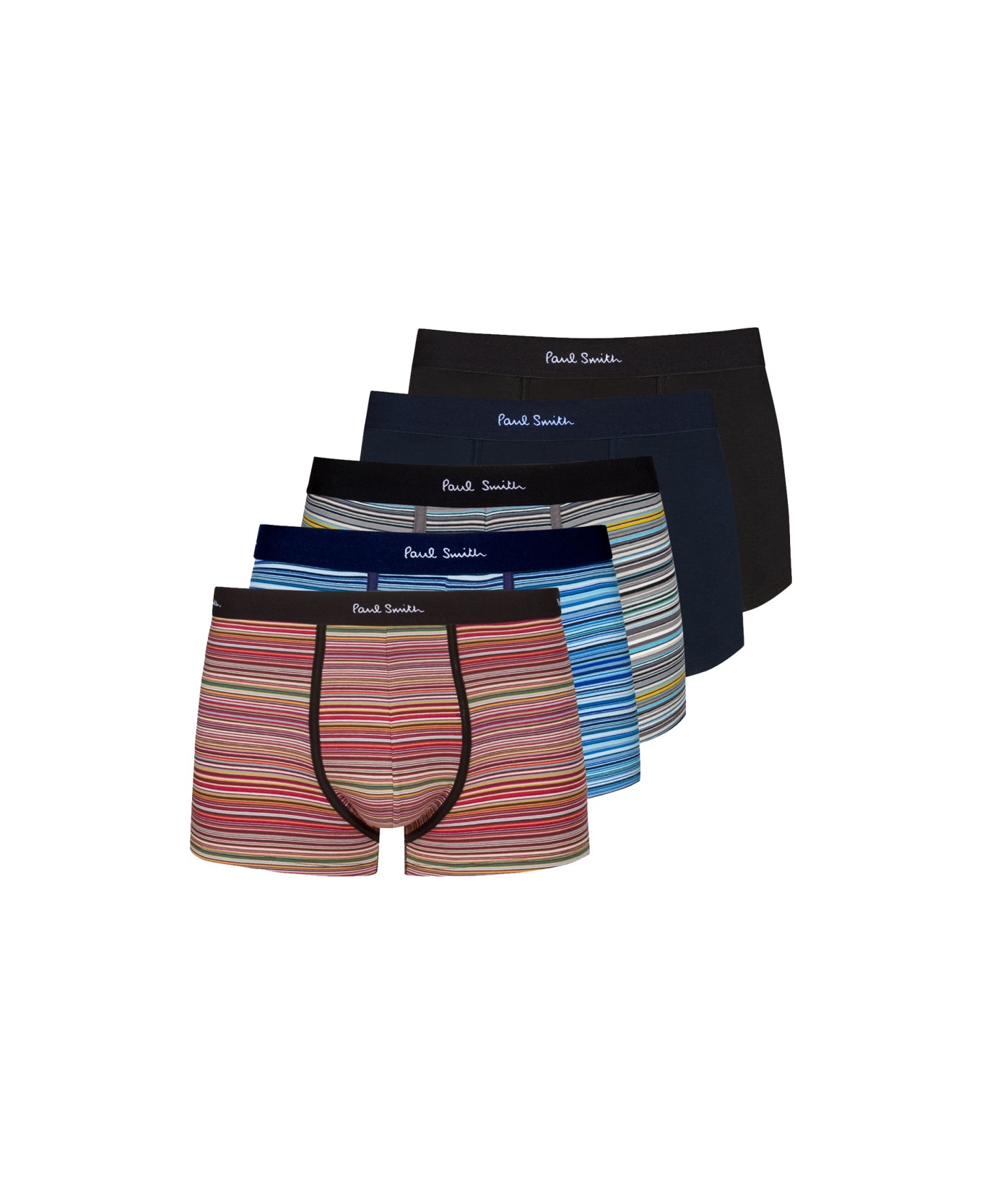 Paul Smith Pack Of Five Boxer Shorts - MULTICOLOR