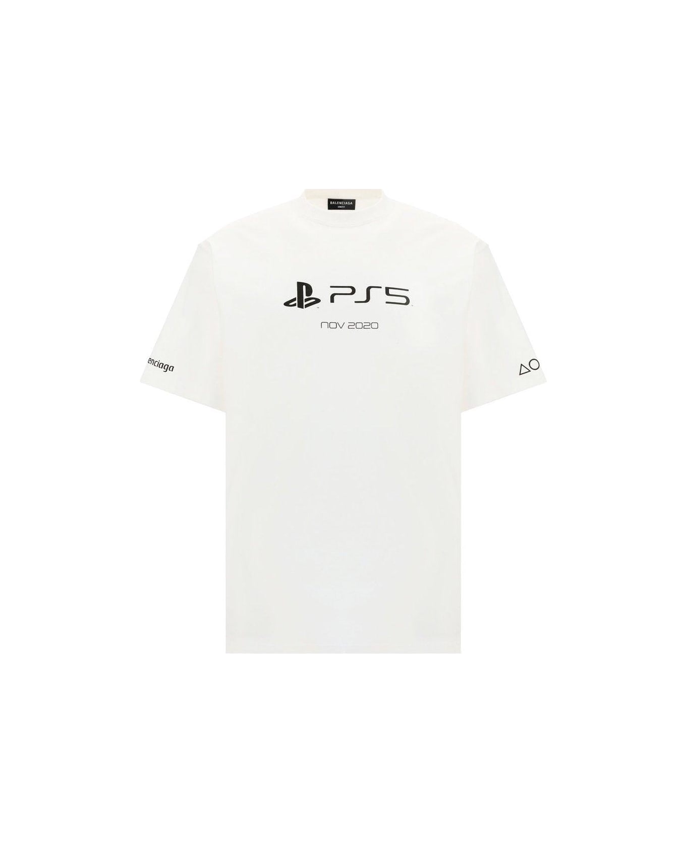 Balenciaga X Sony Playstation 5 Boxy T-shirt - WHITE