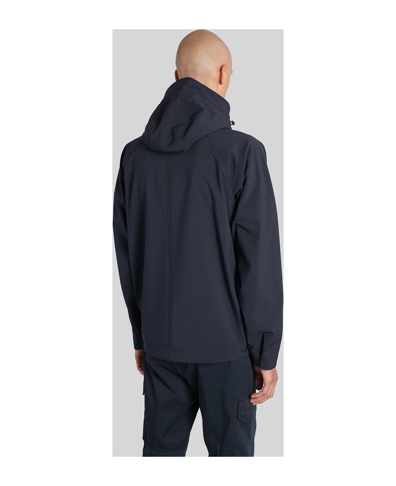 Stone Island Casual Jacket In Blue Polyester - blue