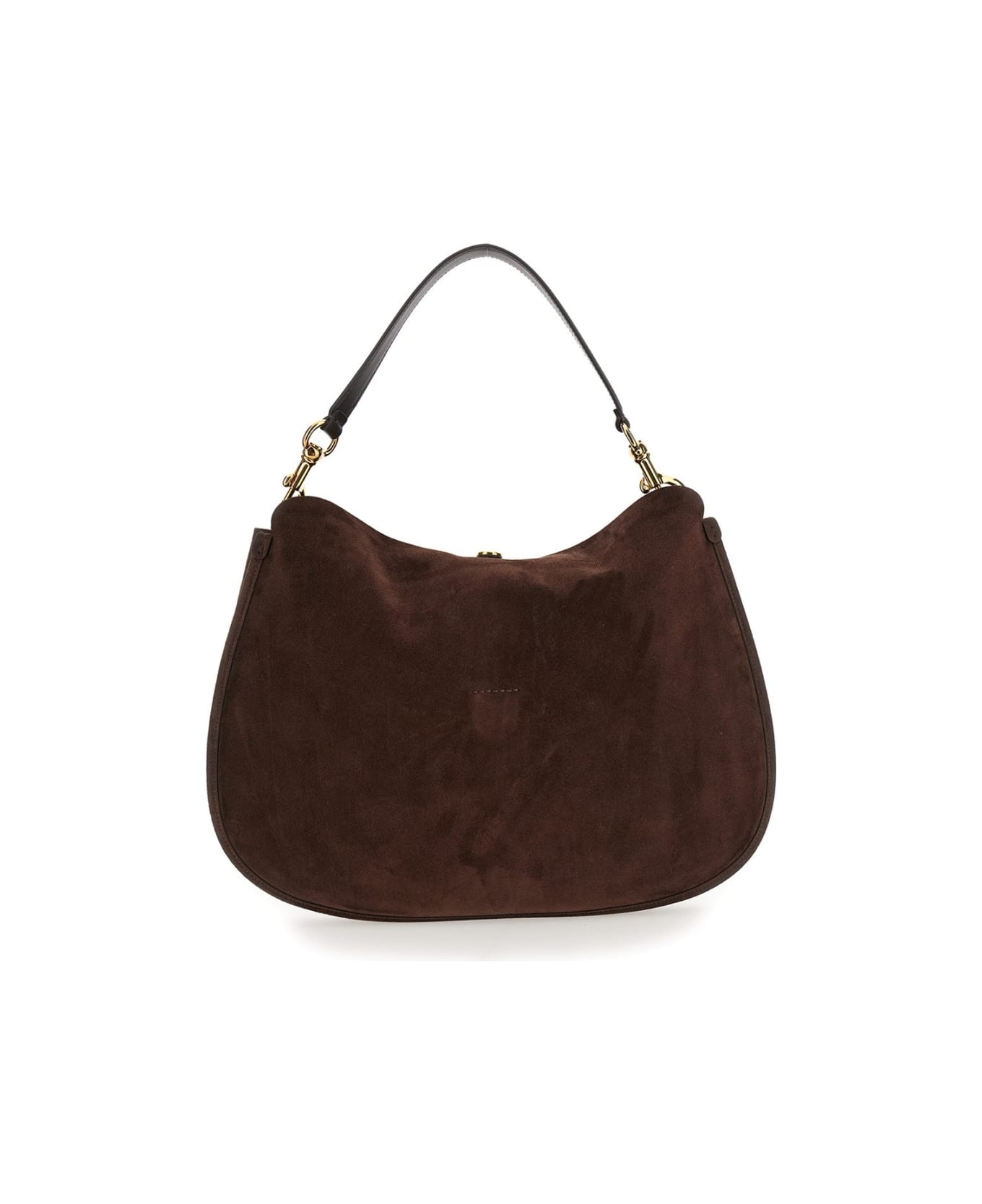 Etro Suede "pony" Bag - BROWN