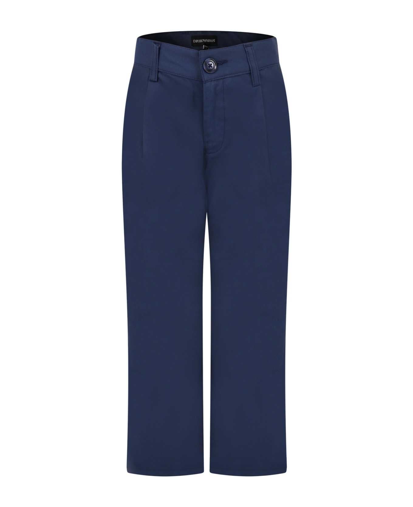 Emporio Armani Blue Trouser For Boy - Blue