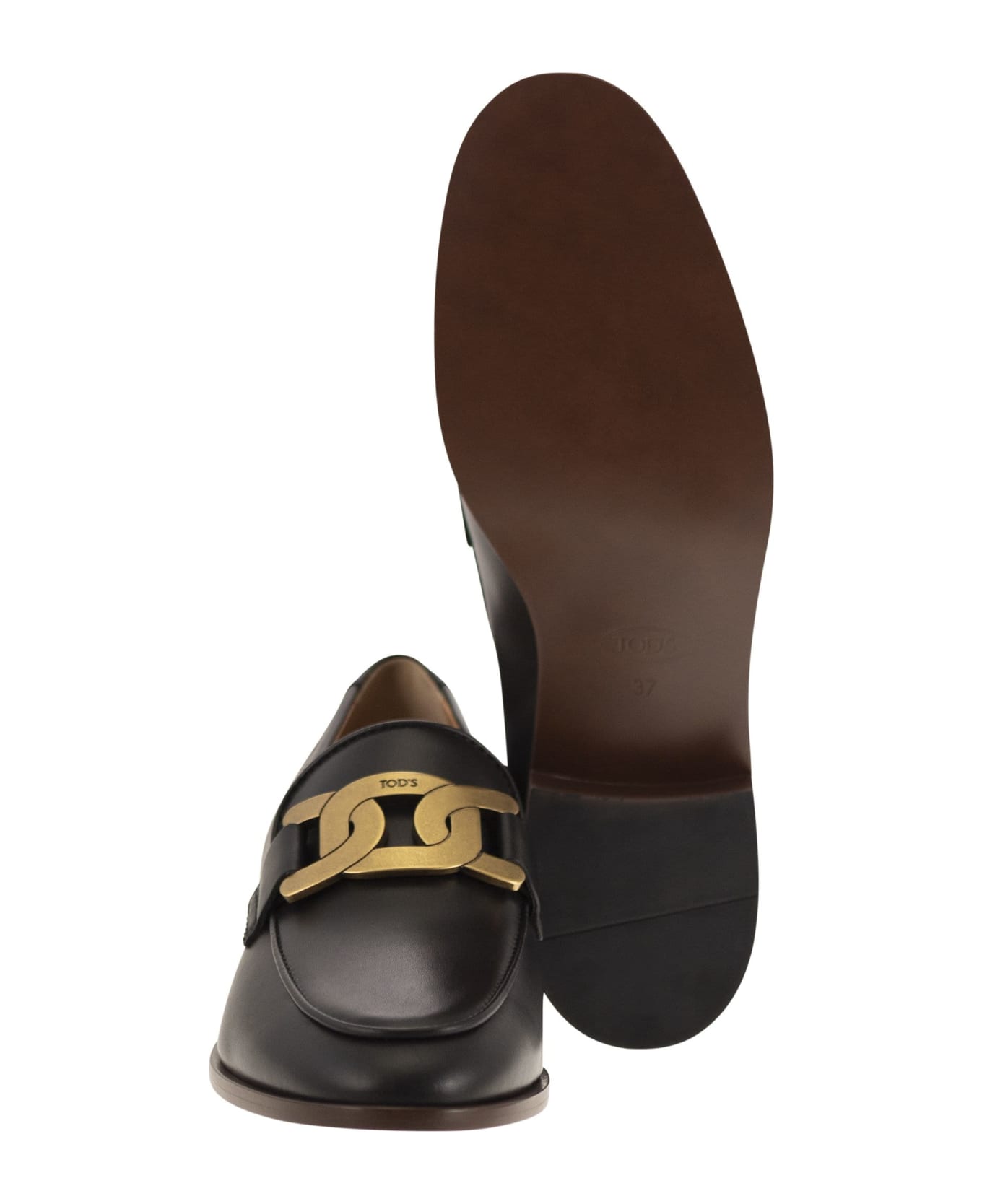 Tod's Leather Loafer - Black