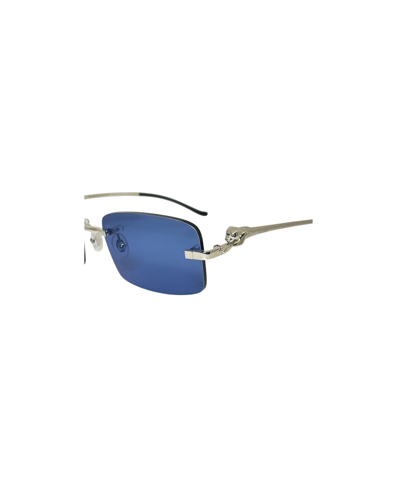 Cartier Eyewear Ct 0281 Custom - Silver Sunglasses サングラス