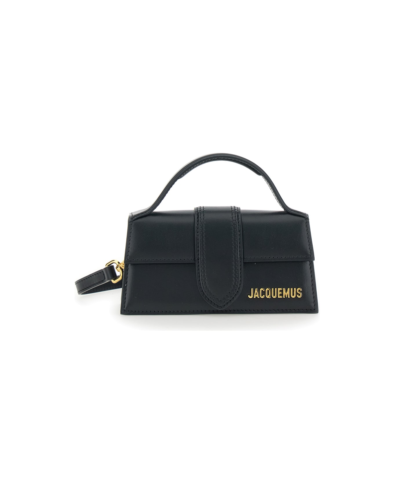 Jacquemus 
le Bambino
 Black Handbag With Removable Shoulder Strap In Leather Woman - Black