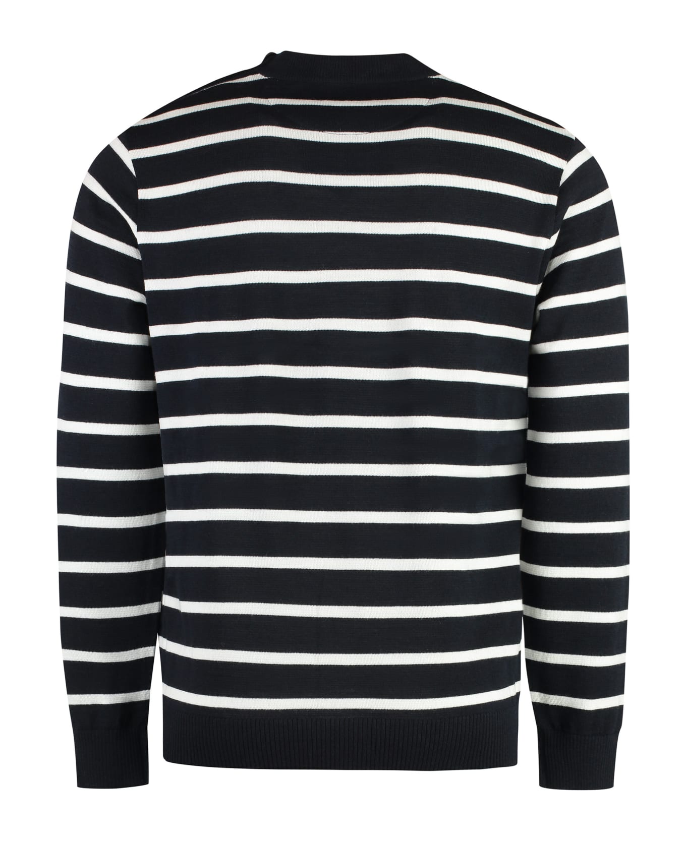 Paul&Shark Virgin Wool Crew-neck Sweater - blue