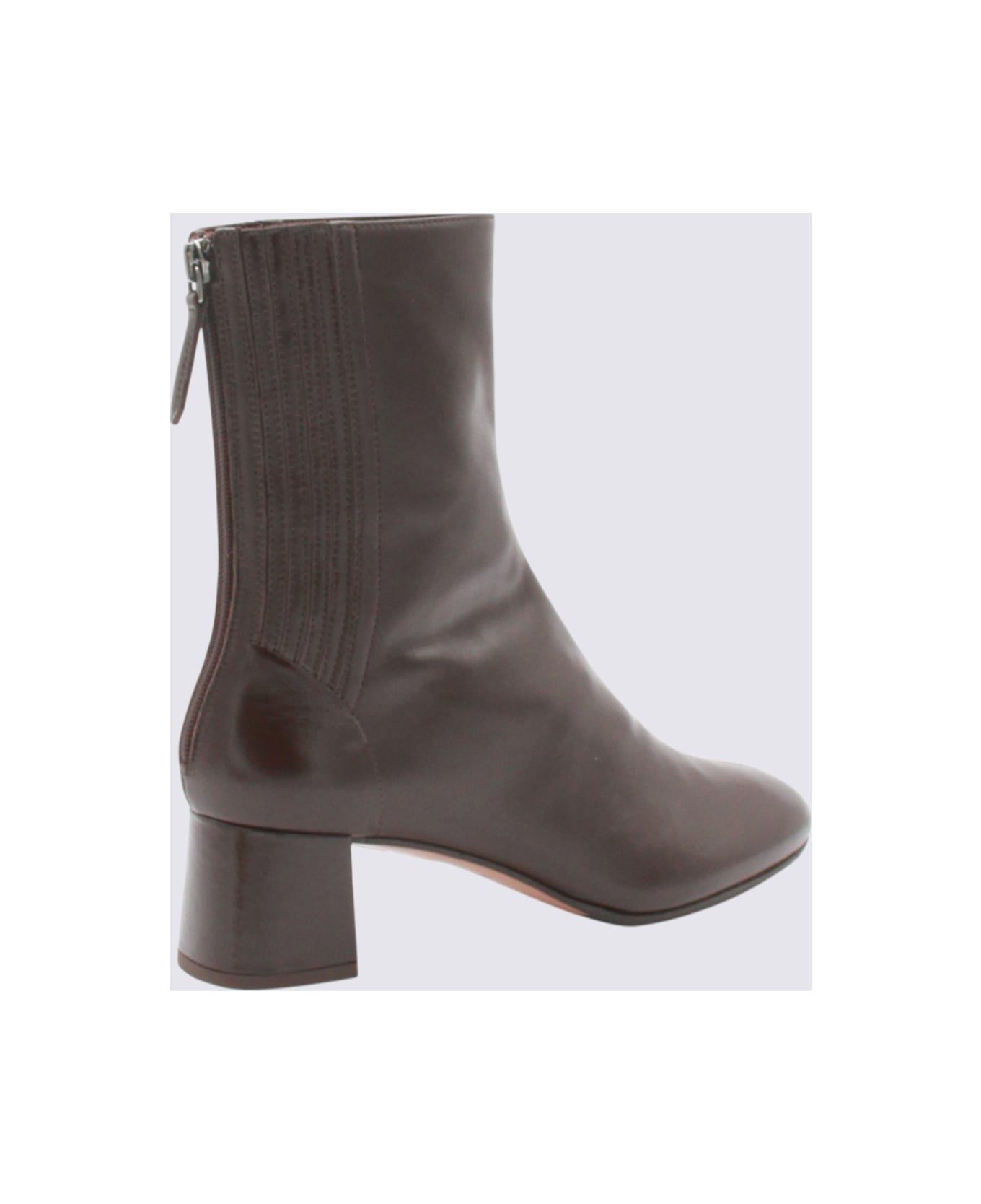 Aquazzura Brown Leather Saint Honore Boots - Brown