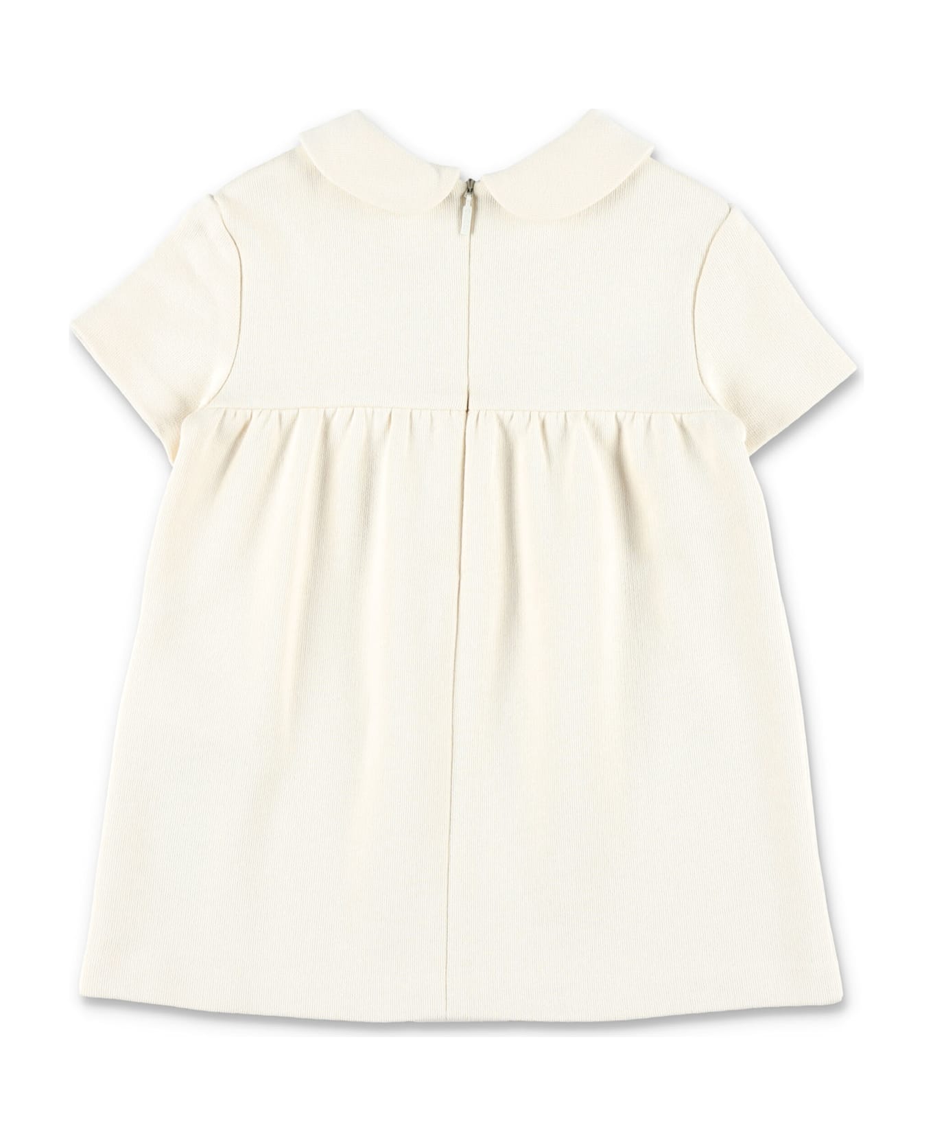 Gucci Baby Cotton Web Dress - IVORY