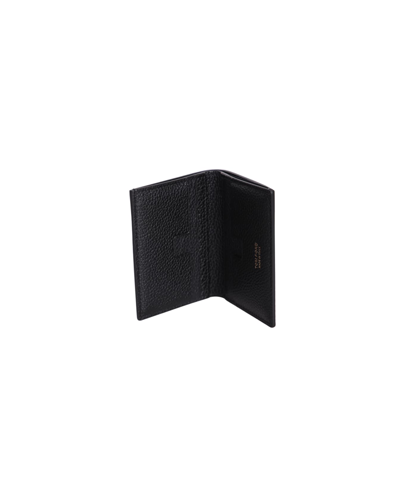 Tom Ford Logo Print Wallet - Black