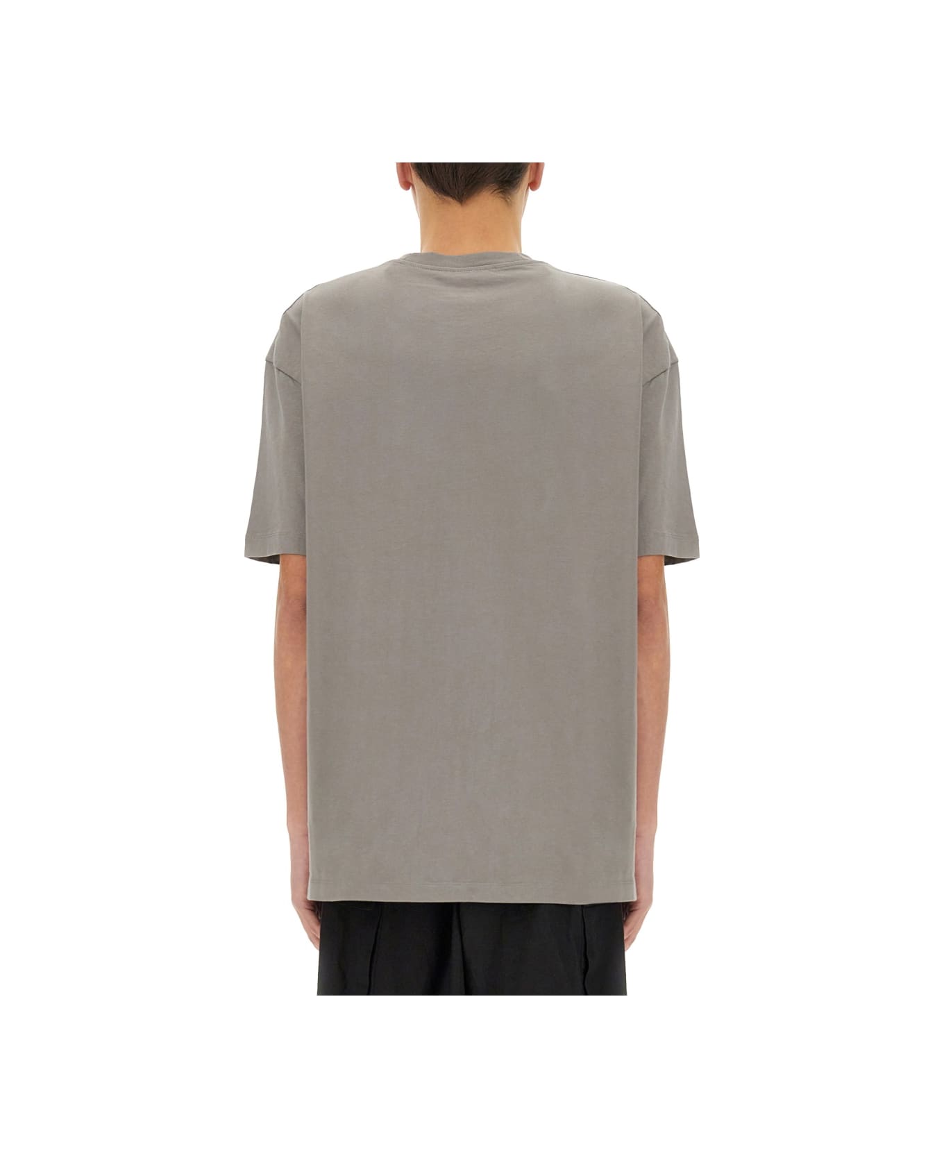 ih nom uh nit Dobermann Print T-shirt - GREY