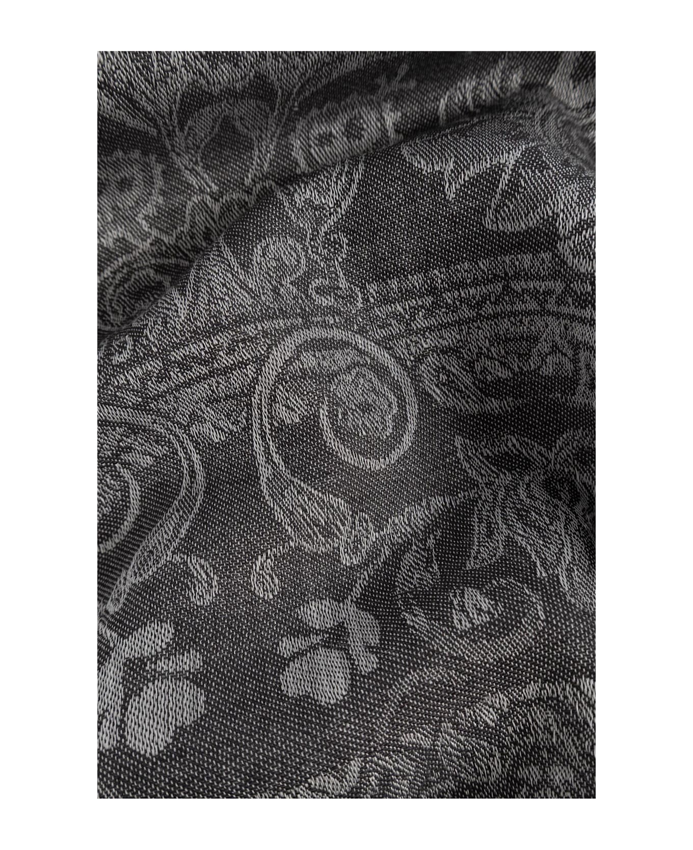 Etro Scarf With A Decorative Pattern - Grey