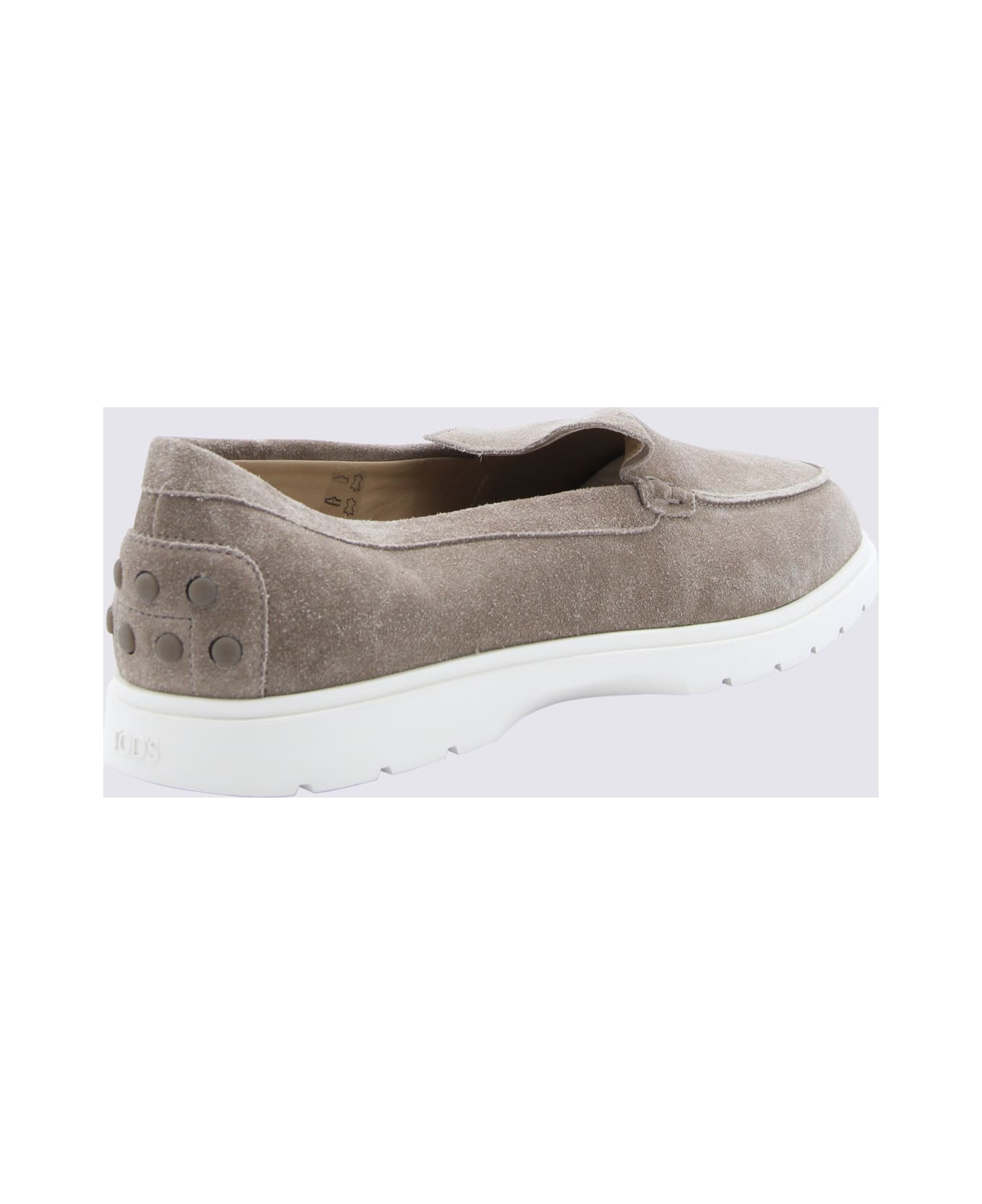 Tod's Grey Suede Loafers - Roccia