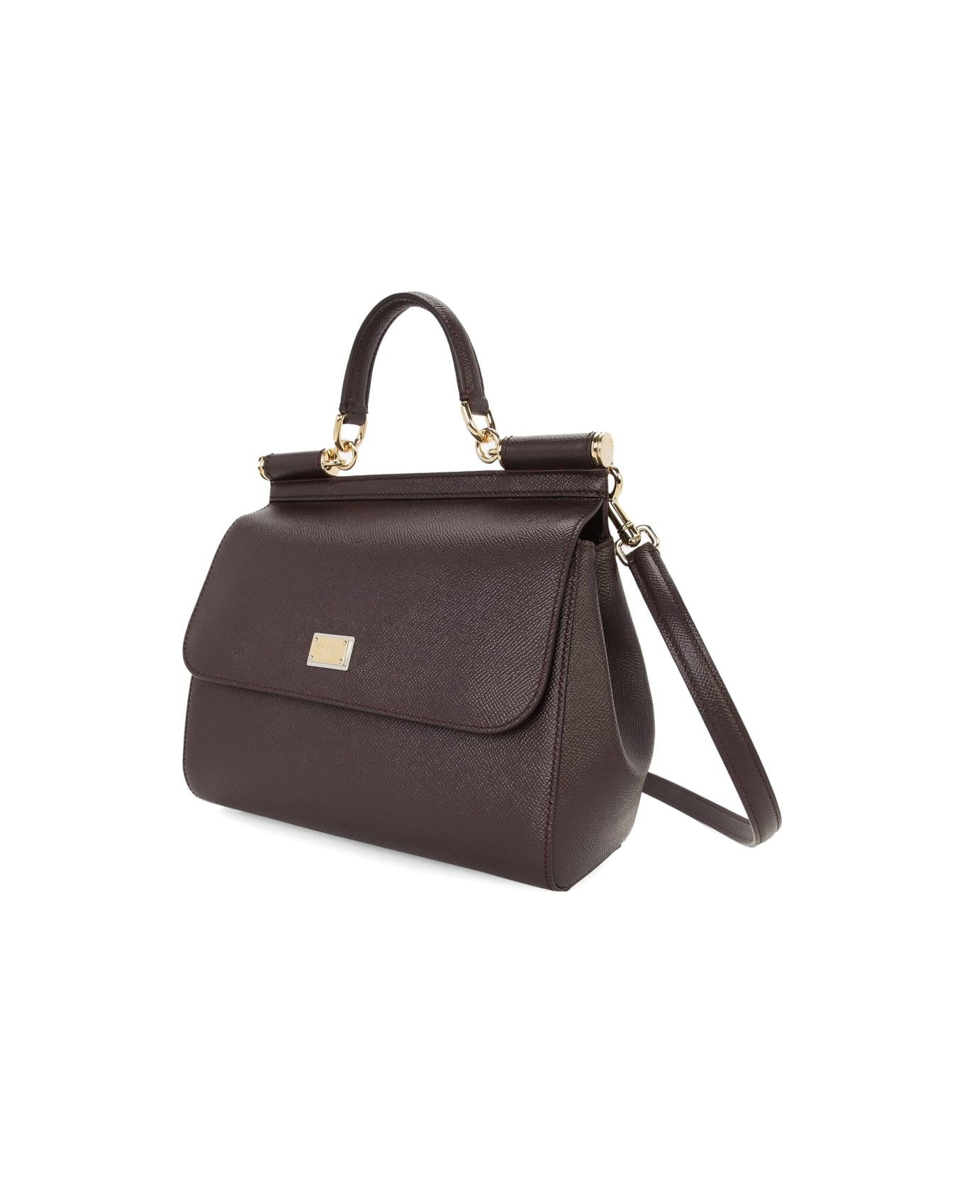 Dolce 
Gabbana Hand Bag "sicily" Large - BROWN