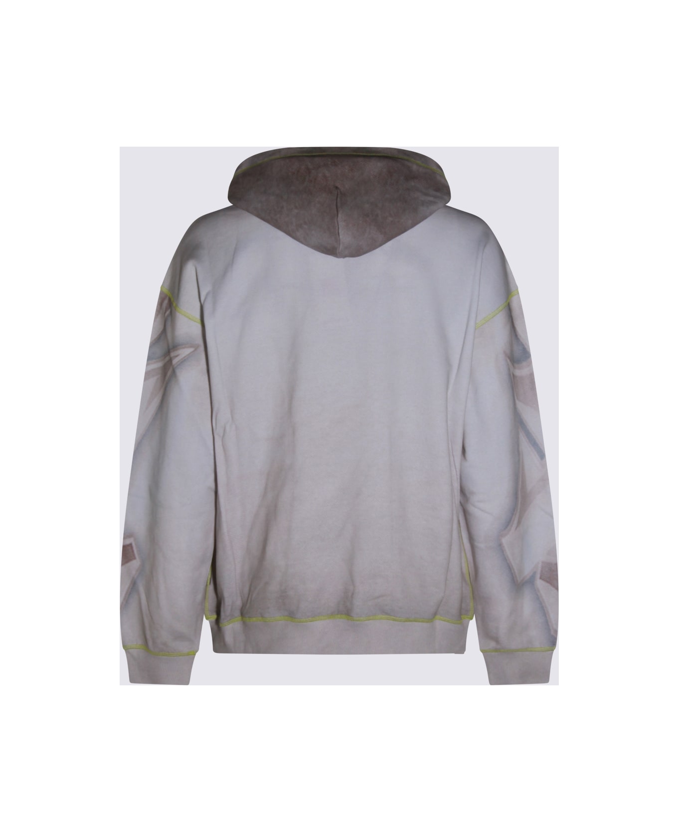 Diesel Light Grey Cotton Sweatshirt - Grey