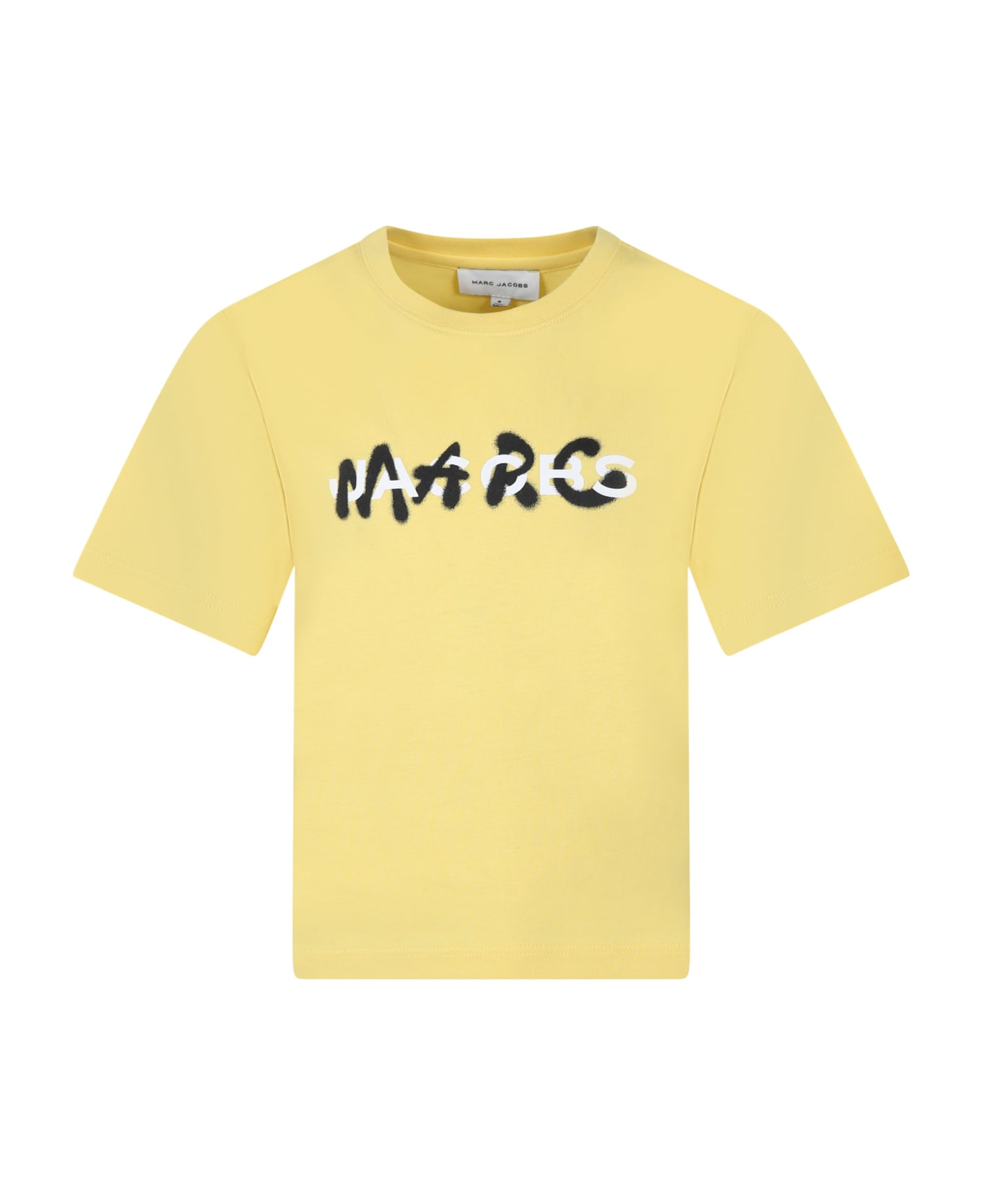 Marc Jacobs Yellow T-shirt For Kids With Logo - Yellow