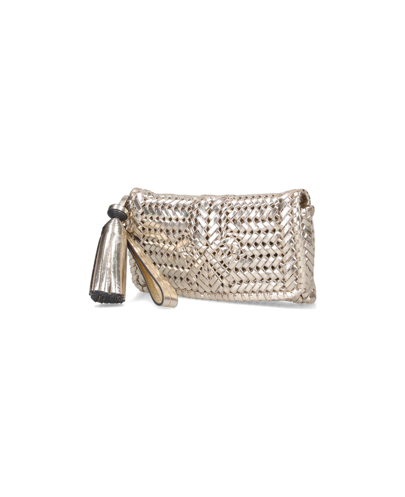 Anya Hindmarch "neeson" Clutch - Gold