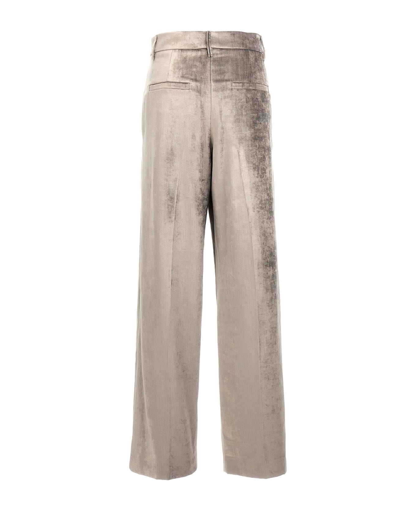 Brunello Cucinelli Chenille Pants - Gray