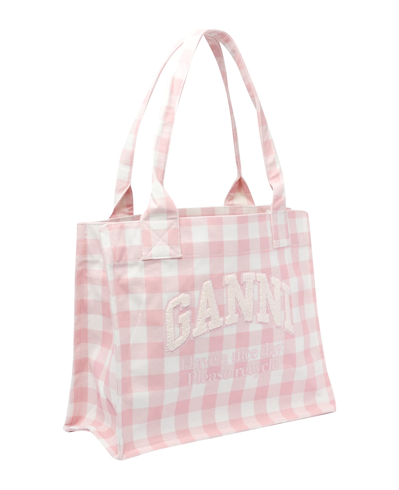 Ganni Large Easy Shopper Bag - Pink