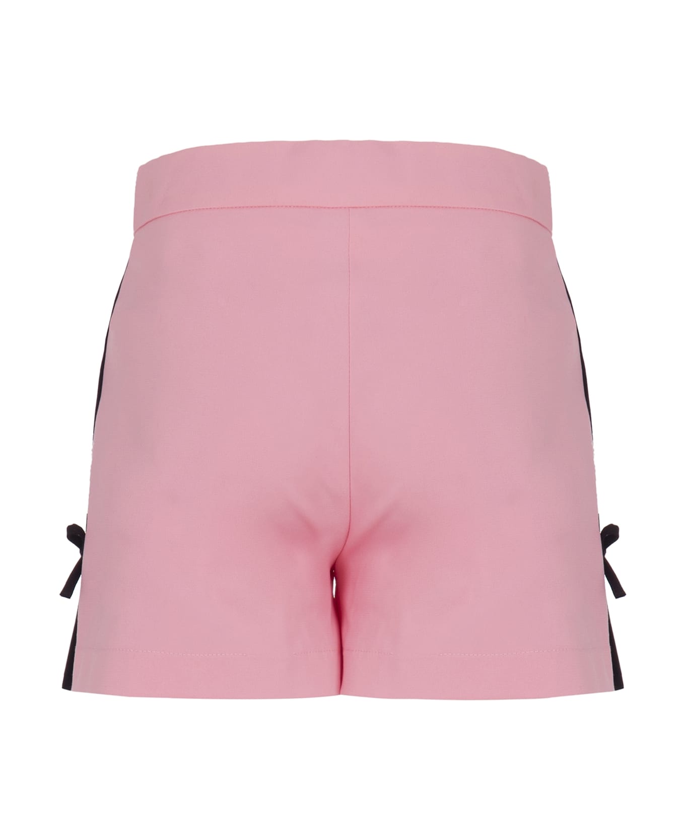 MSGM Shorts With Striped Detail - Pink