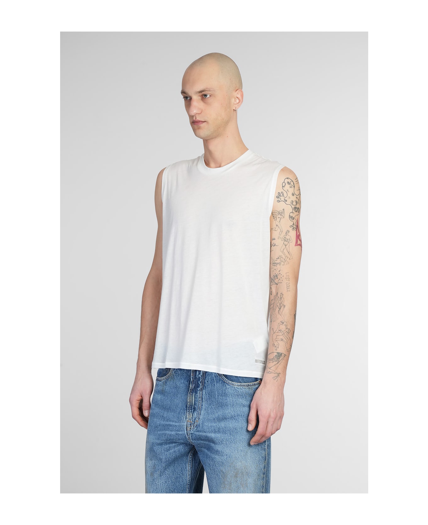 Our Legacy T-shirt In White Cotton - white