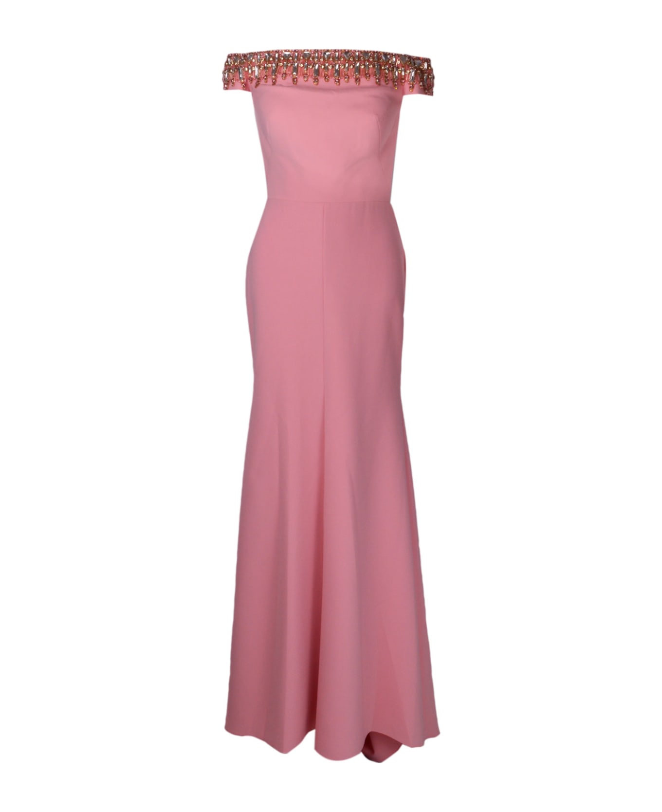 Jenny Packham Dress With Crystals - Pink