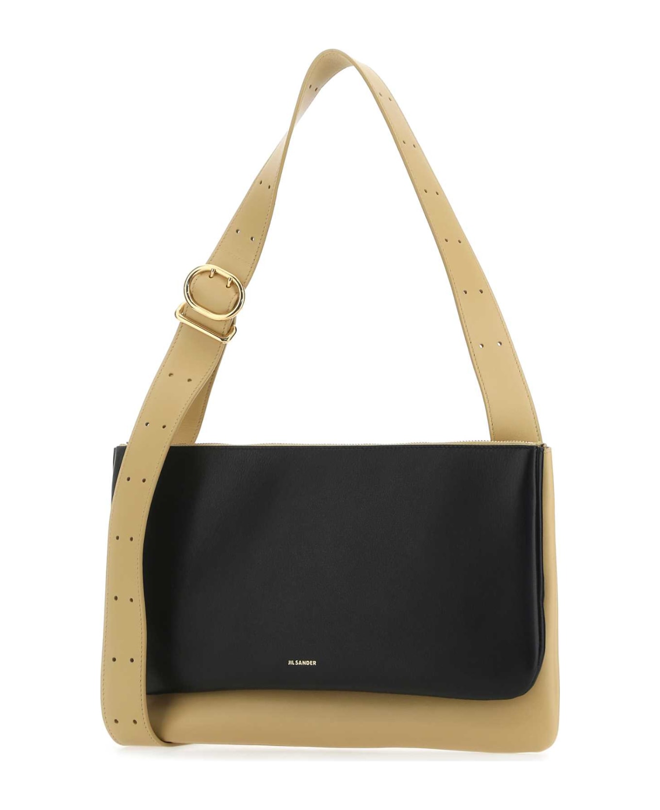 Jil Sander Two-tone Leather Shoulder Bag - 280