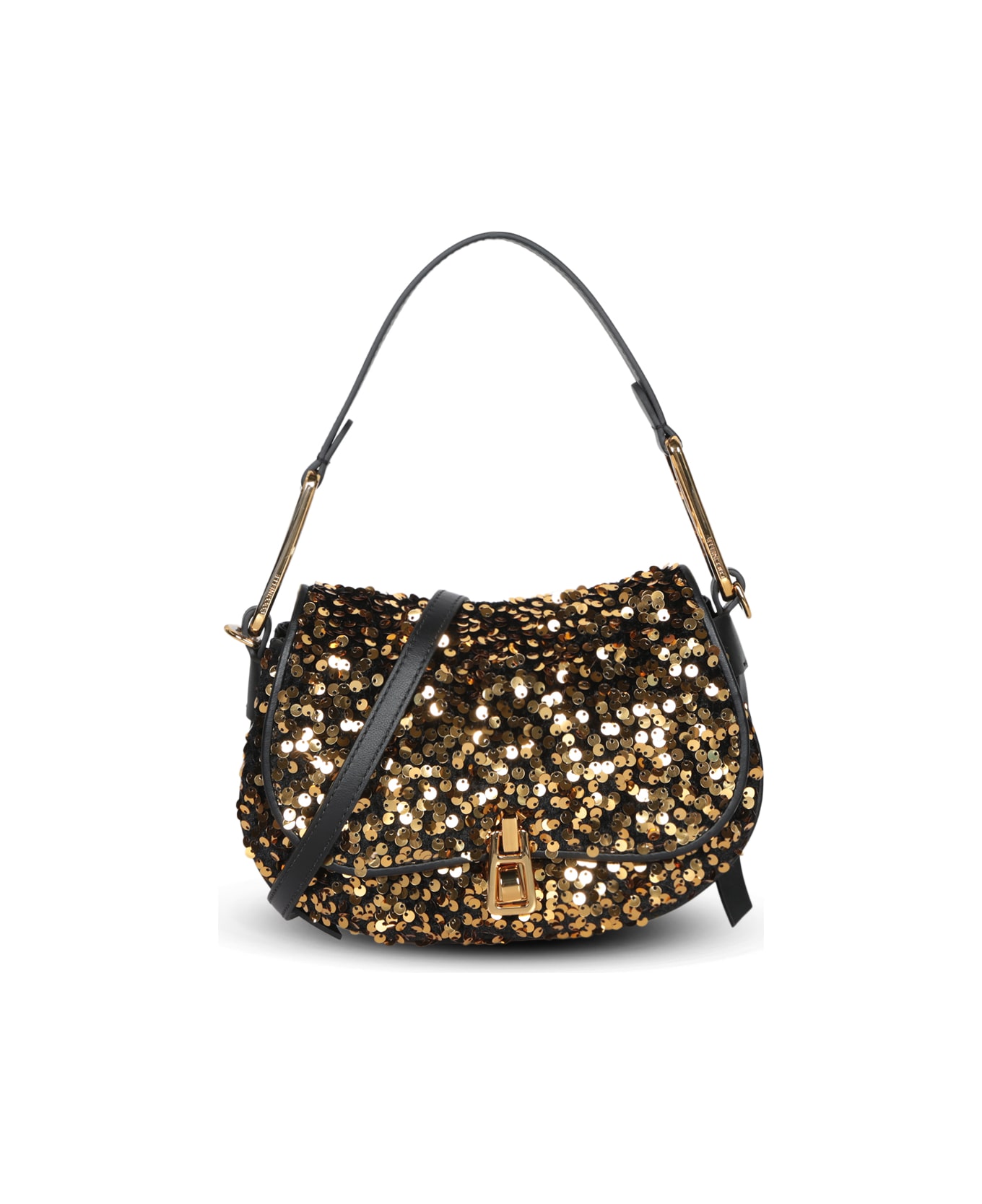 Coccinelle Magie Mini Paill Gold Bag - Metallic