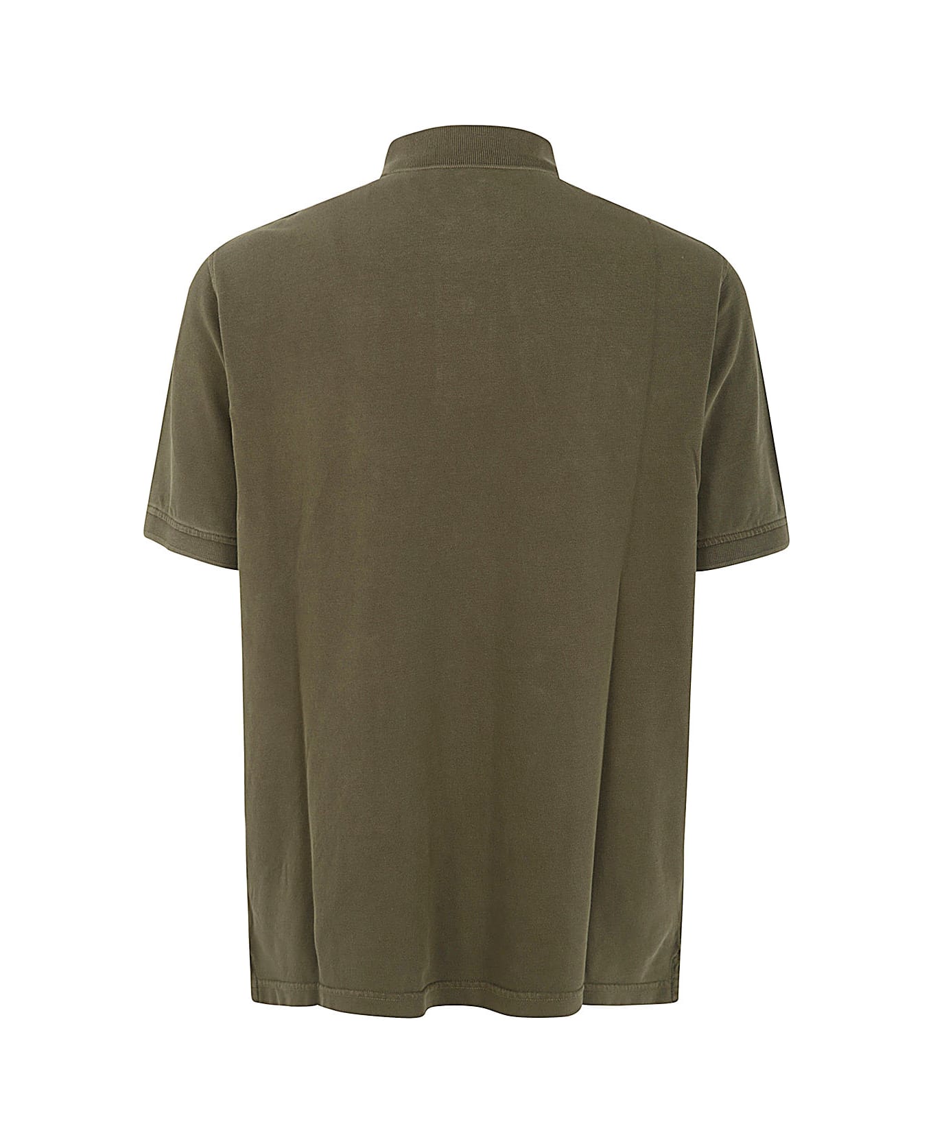 Herno Pique` Polo Shirt - Military Green