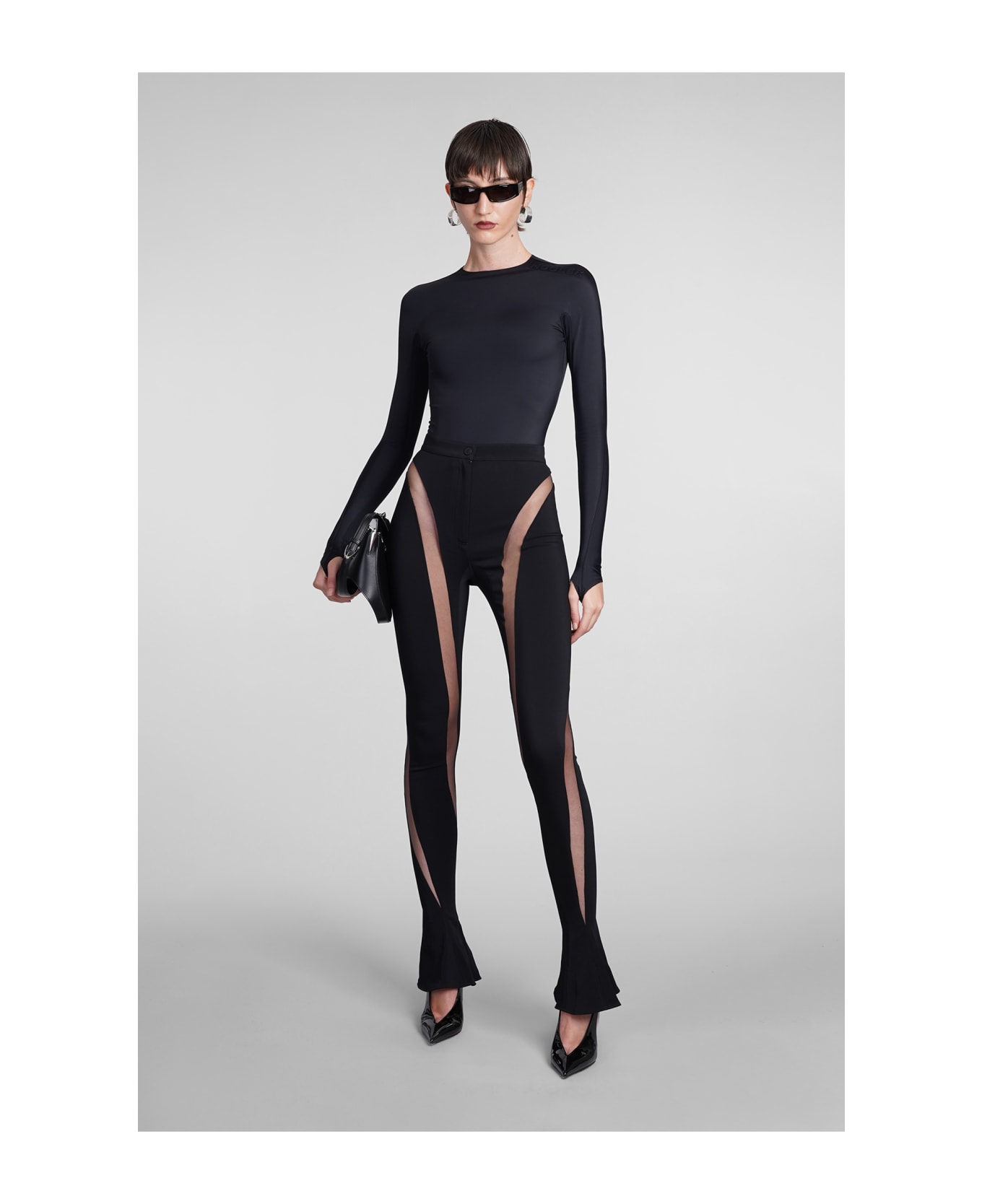 【関税込み】MUGLER 'Illusion' pants Mugler Illusion Pants | italist