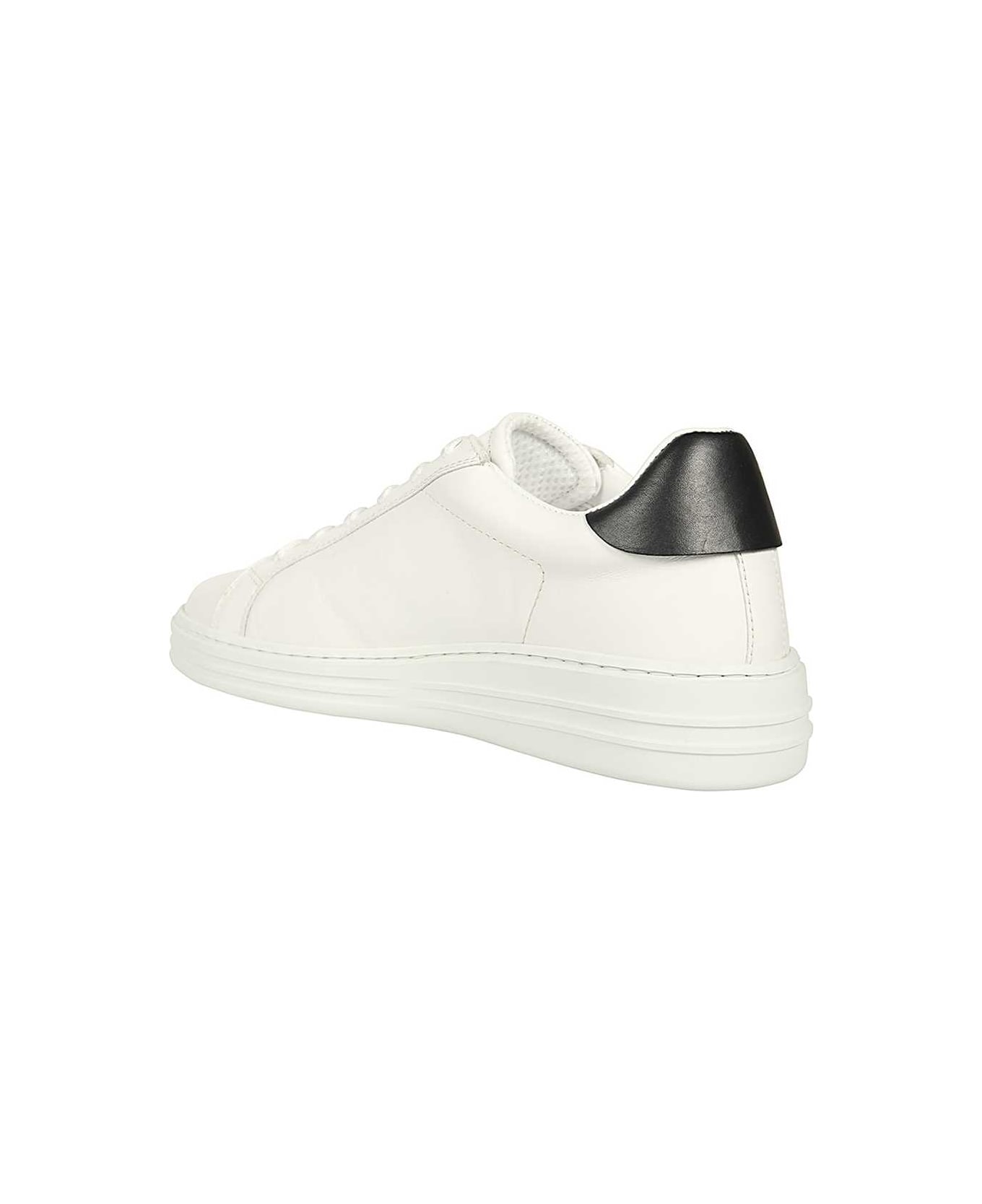 MSGM Sneaker With Logo - BLACK