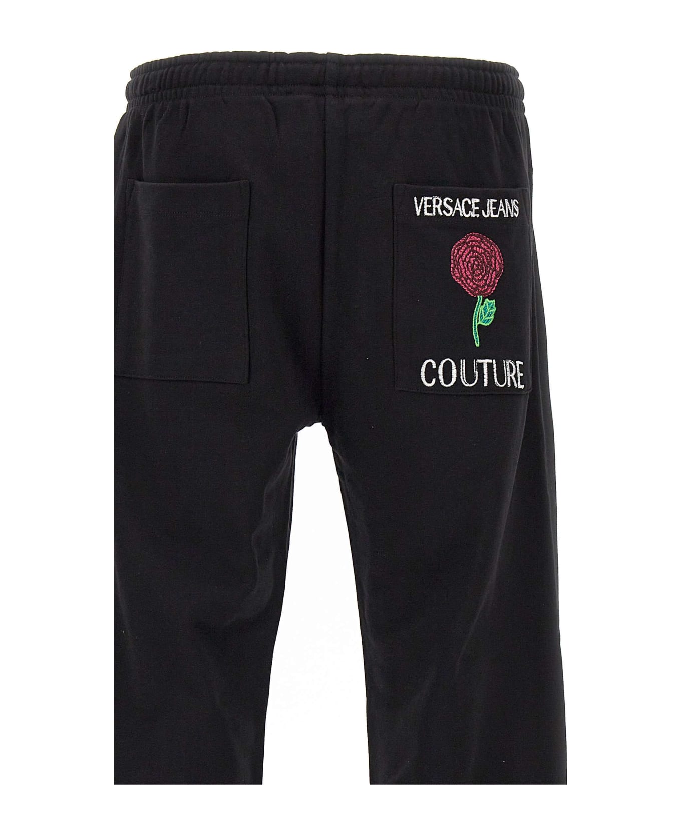 Versace Jeans Couture Cotton Jogger - BLACK