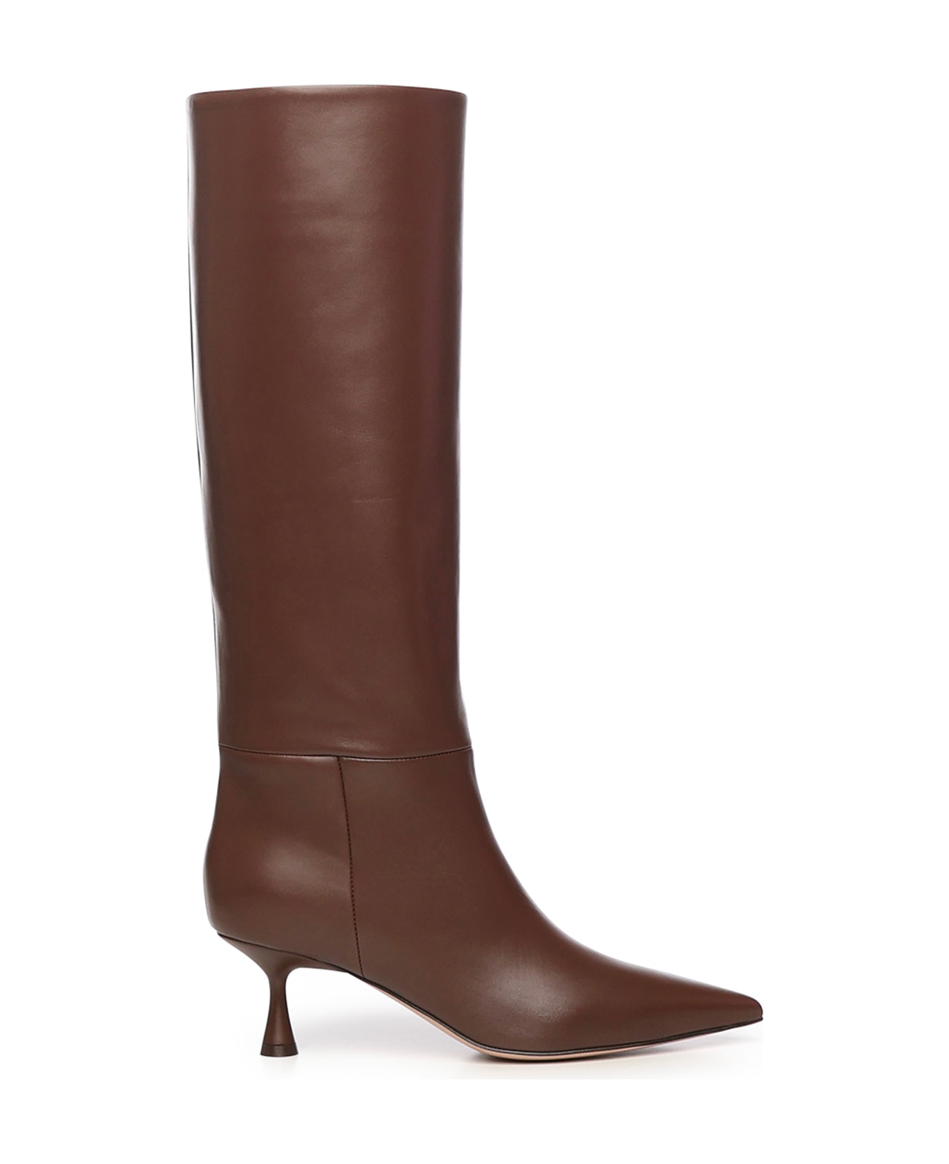 Gianvito Rossi Joyce Leather Boots - Brown