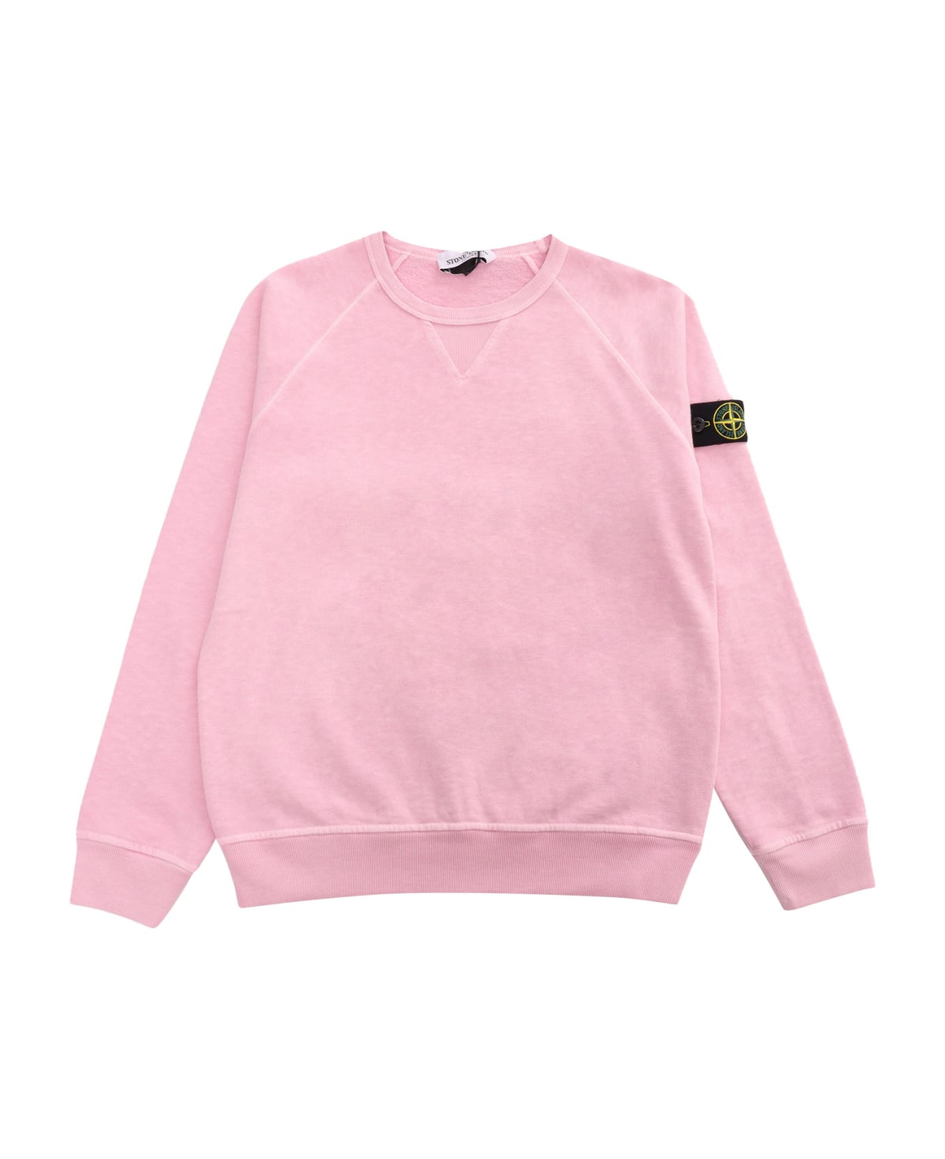 Stone Island Junior Pink Sweatshirt - PINK