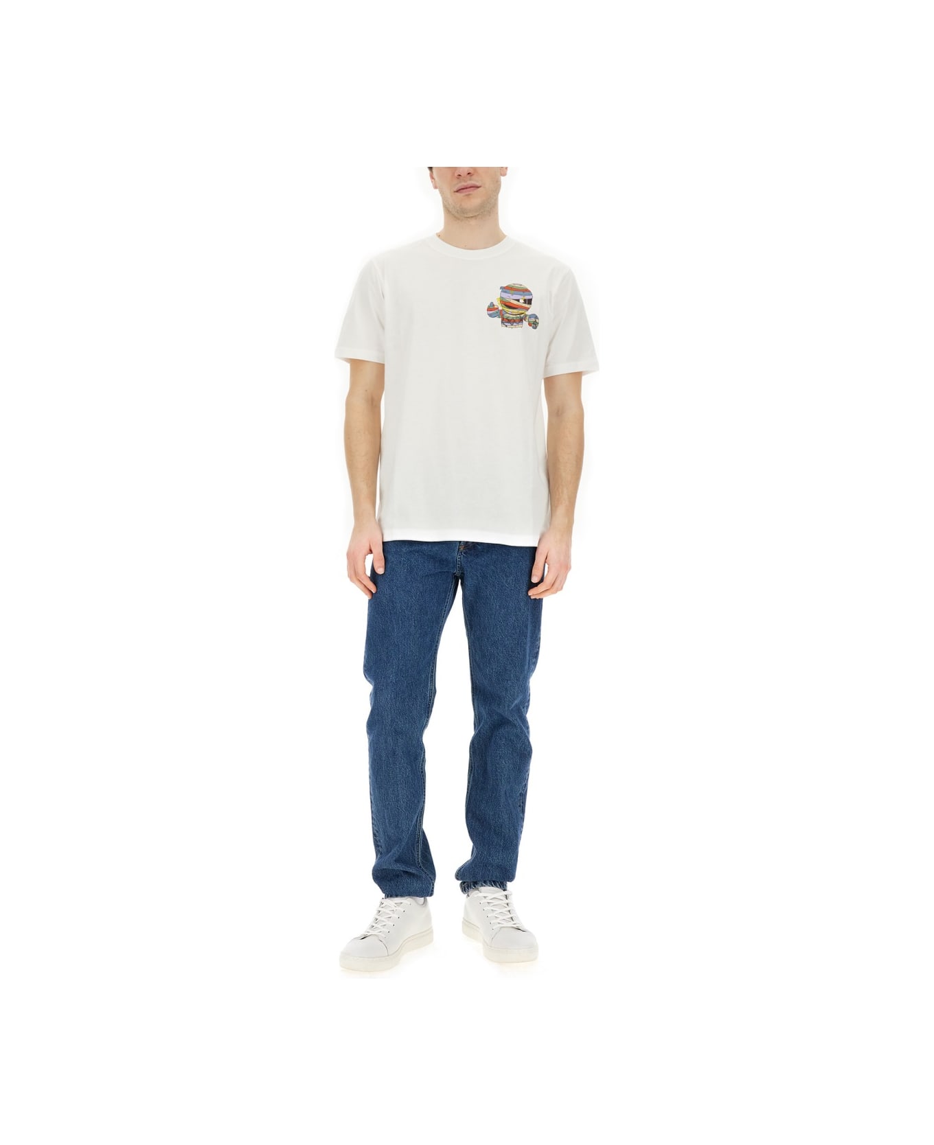 PS by Paul Smith Regular Fit T-shirt - WHITE