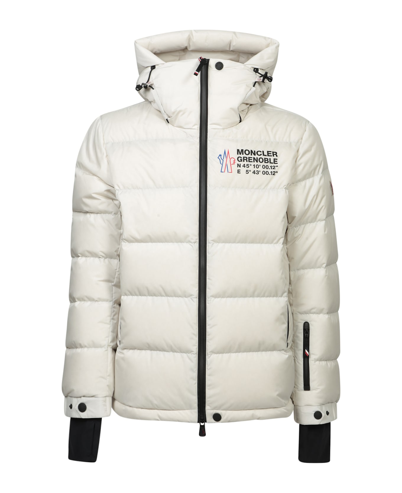 Moncler Grenoble White Isorno Ski Down Jacket - White