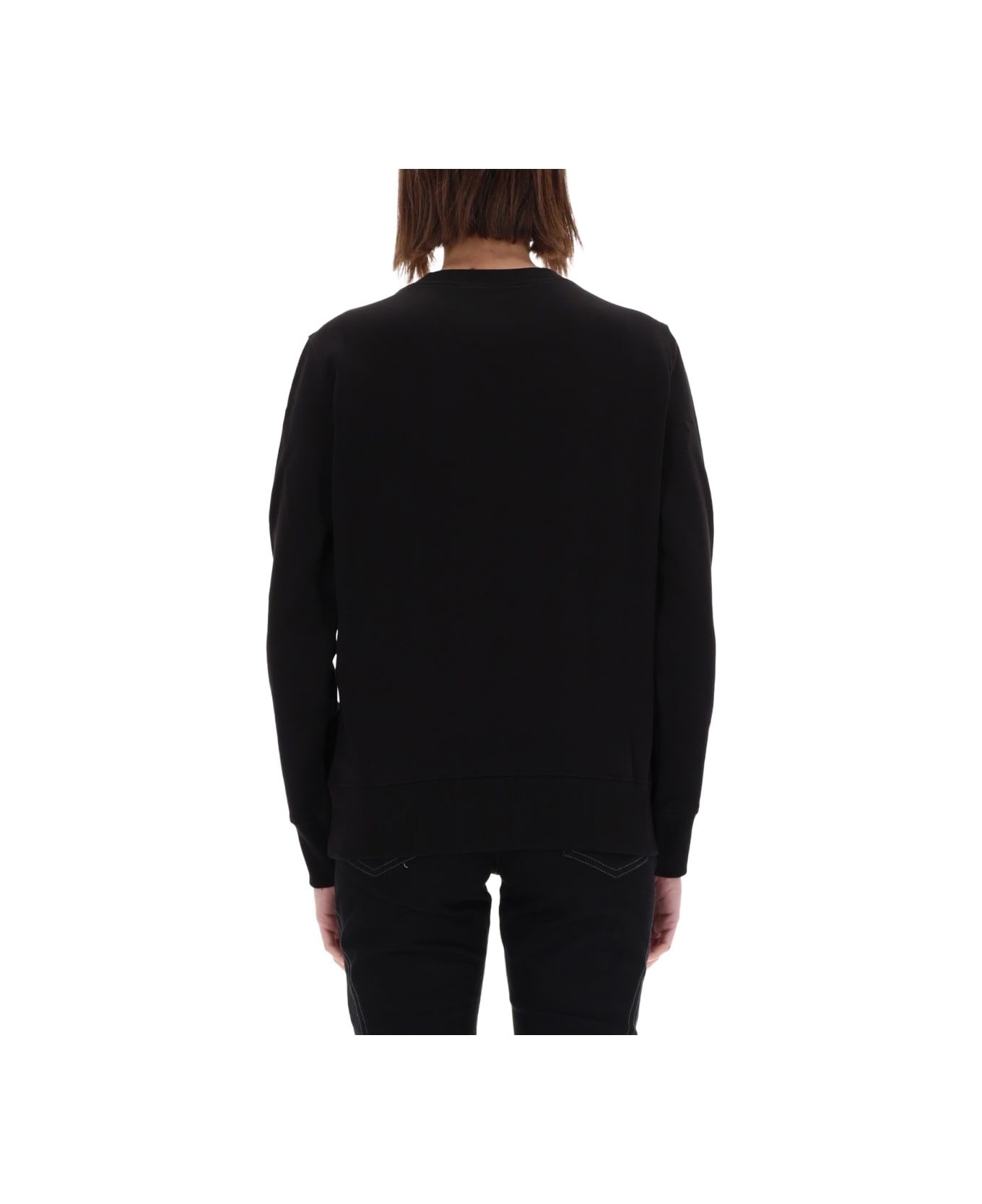 Versace Jeans Couture Sweatshirt With Logo - BLACK