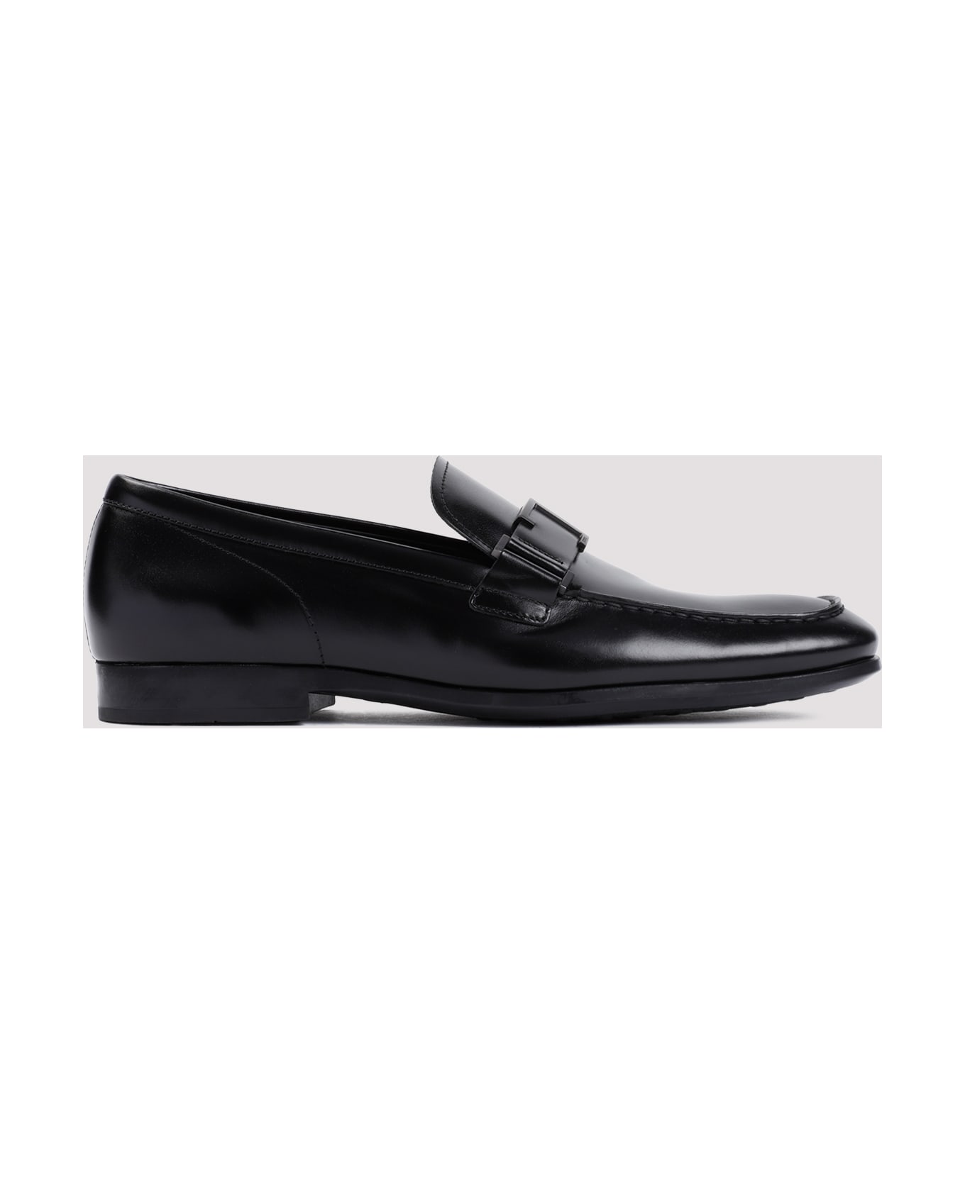 Tod's Leather Loafers - Nero