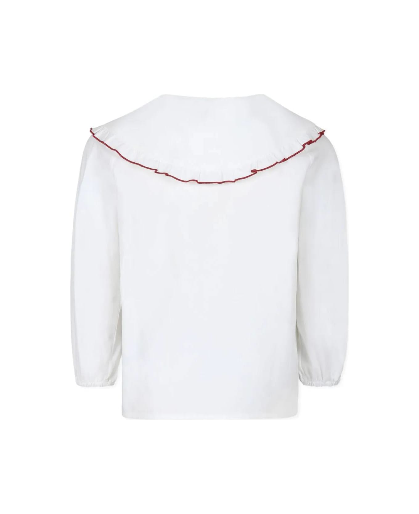 La stupenderia Camicia Con Collo - White シャツ